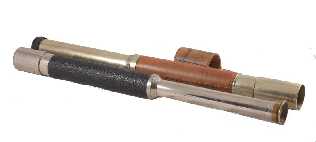 Ex-WD Ross and Ottway Telescopes. Both with Ex-WD wide arrow markings. - 2