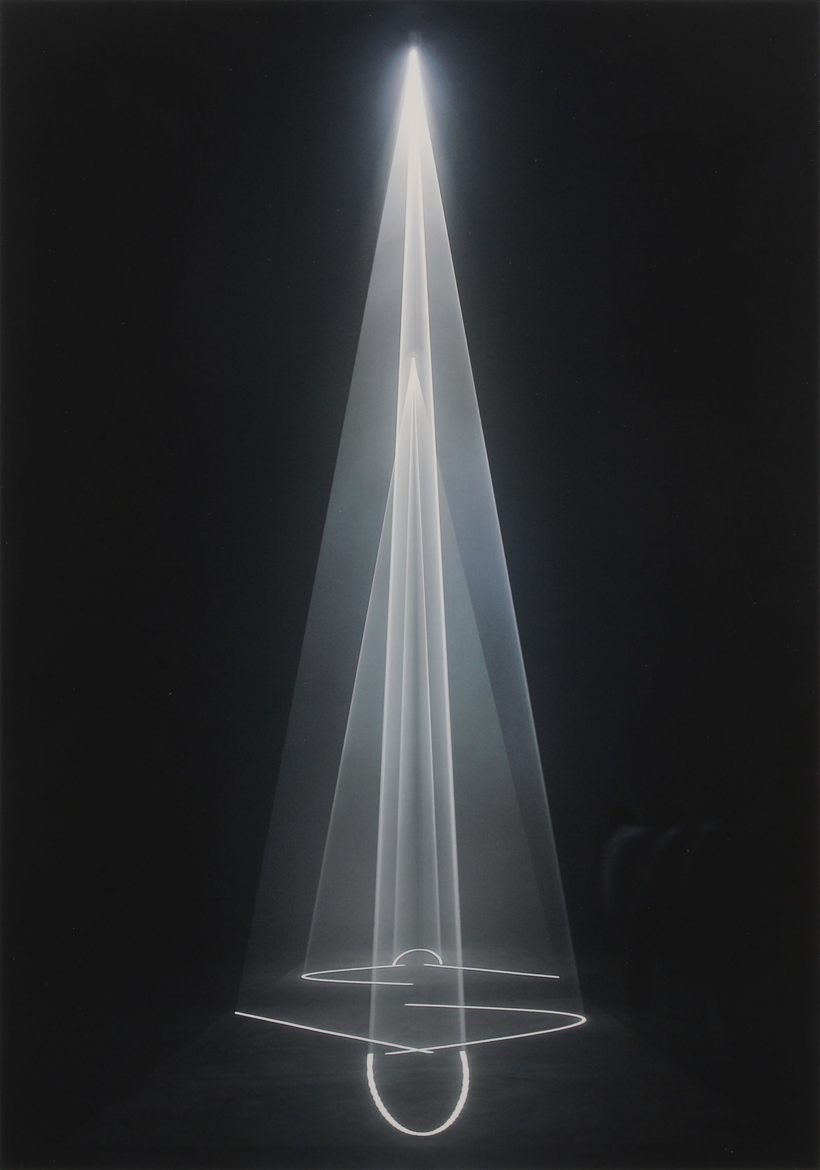 § Anthony McCall (b.1947) Between You and I, 2007: § Anthony McCall (b.1947) Between You and I, 2007 Pigment print on Somerset Velvet, image size 43.2 x 30.5cm, sheet size 53 x 37.5cm, signed, dated, and editioned 18/150 by the artist in pencil