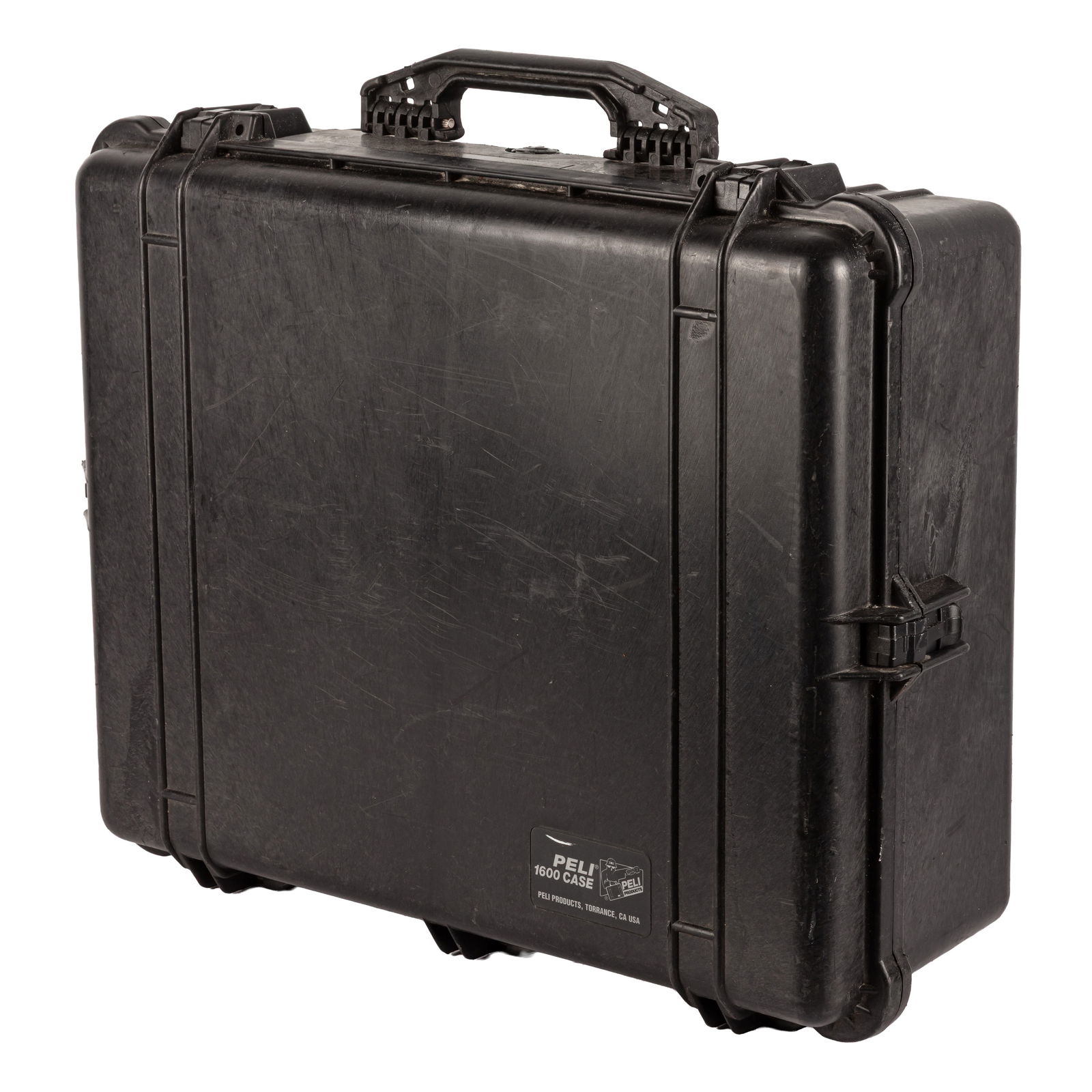 Peli 1600: Peli 1600 Width 56cm Height 48cm Depth 21cm Notes: fitted foam lining 