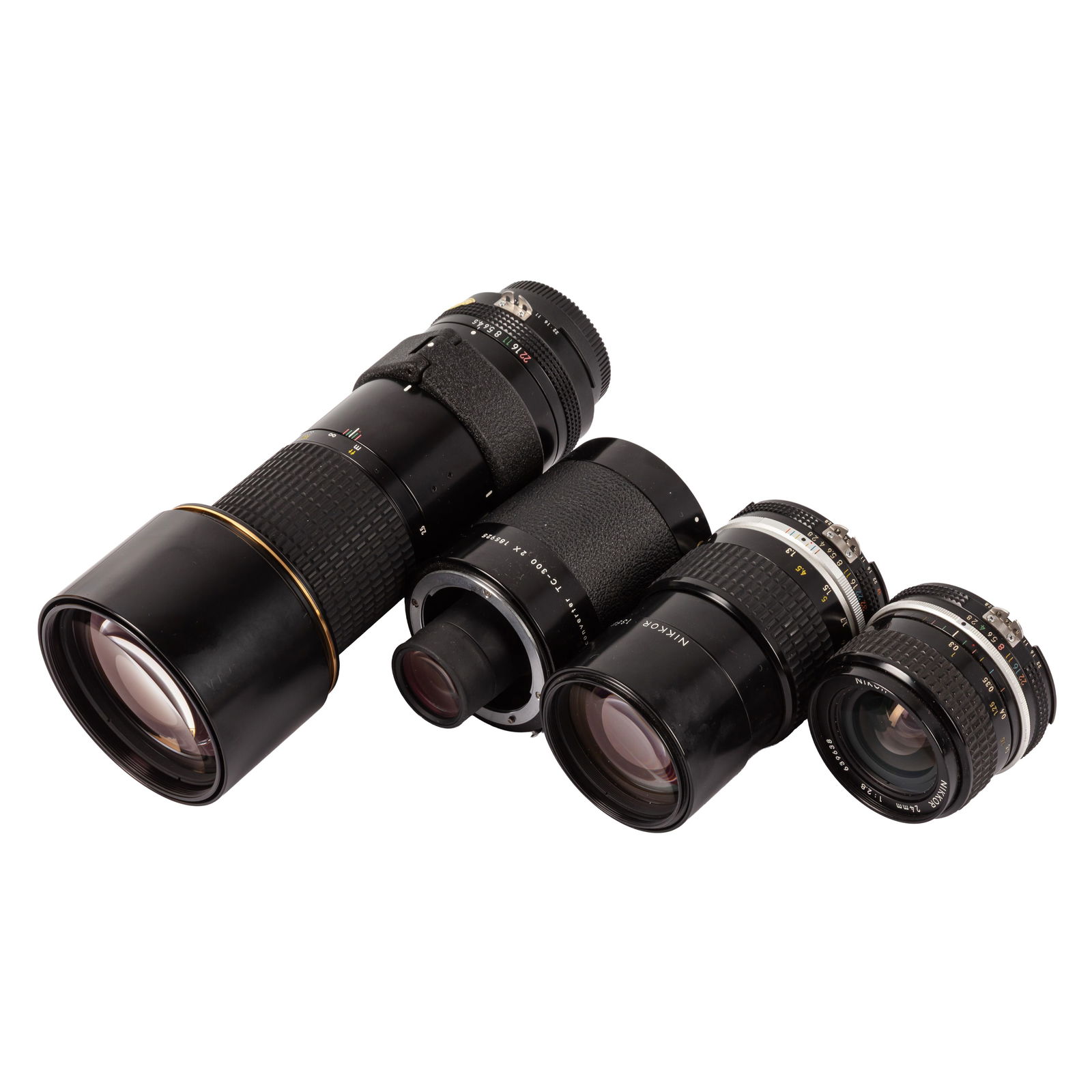 Nikon Four Lenses Including Two Boxed Lenses Examples - 2