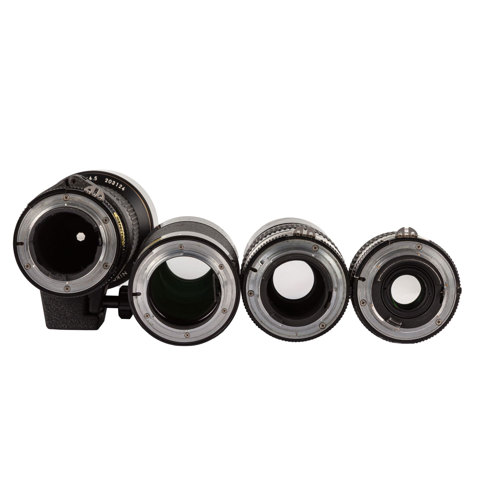 Nikon Four Lenses Including Two Boxed Lenses Examples - 4