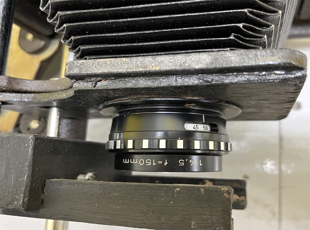 An Astron, Japan 5"x4" Condenser Enlarger. Plus a large box of darkroom equipment. - 3