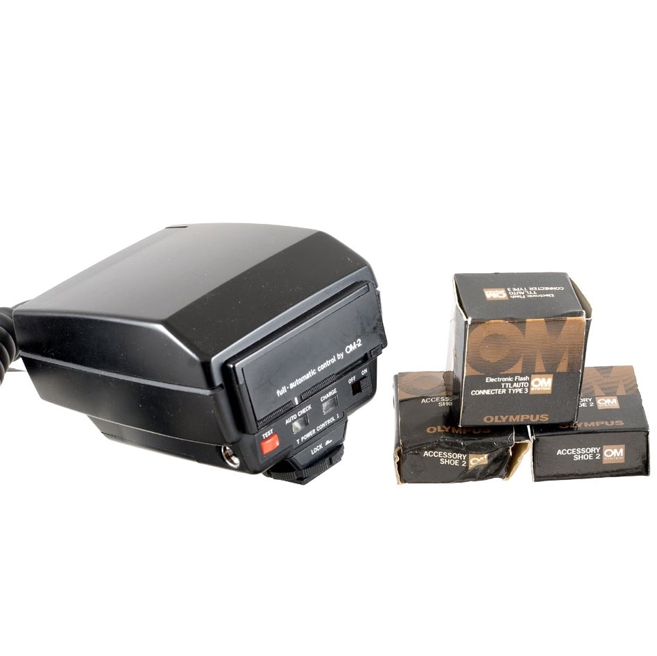 Olympus OM Macro Ring Flash Units & Accessories. - 2