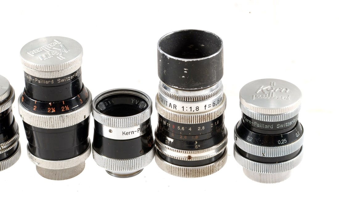 Zunow & Other Cine and TV Lenses. Including Bolex and other lenses - 4