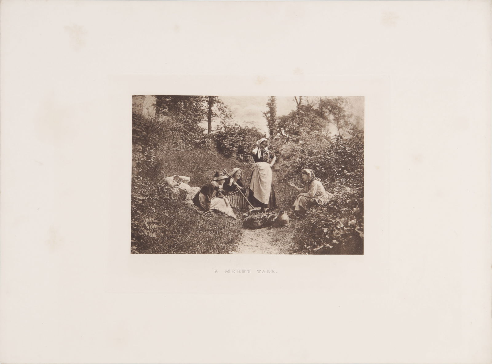 Henry Peach Robinson (1830 - 1901) & J.B.B. Wellington (1858-1939) A Merry Tale & Broken Saucer, 189 - 2