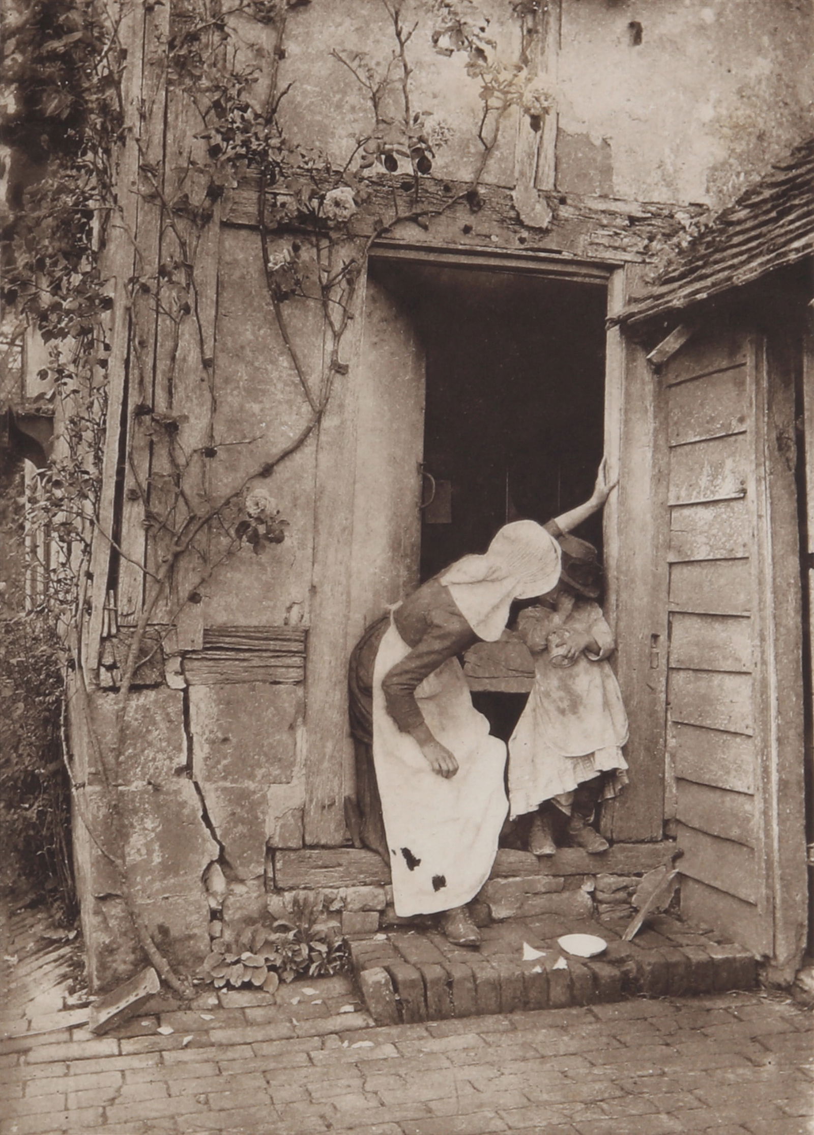 Henry Peach Robinson (1830 - 1901) & J.B.B. Wellington (1858-1939) A Merry Tale & Broken Saucer, 189 - 4