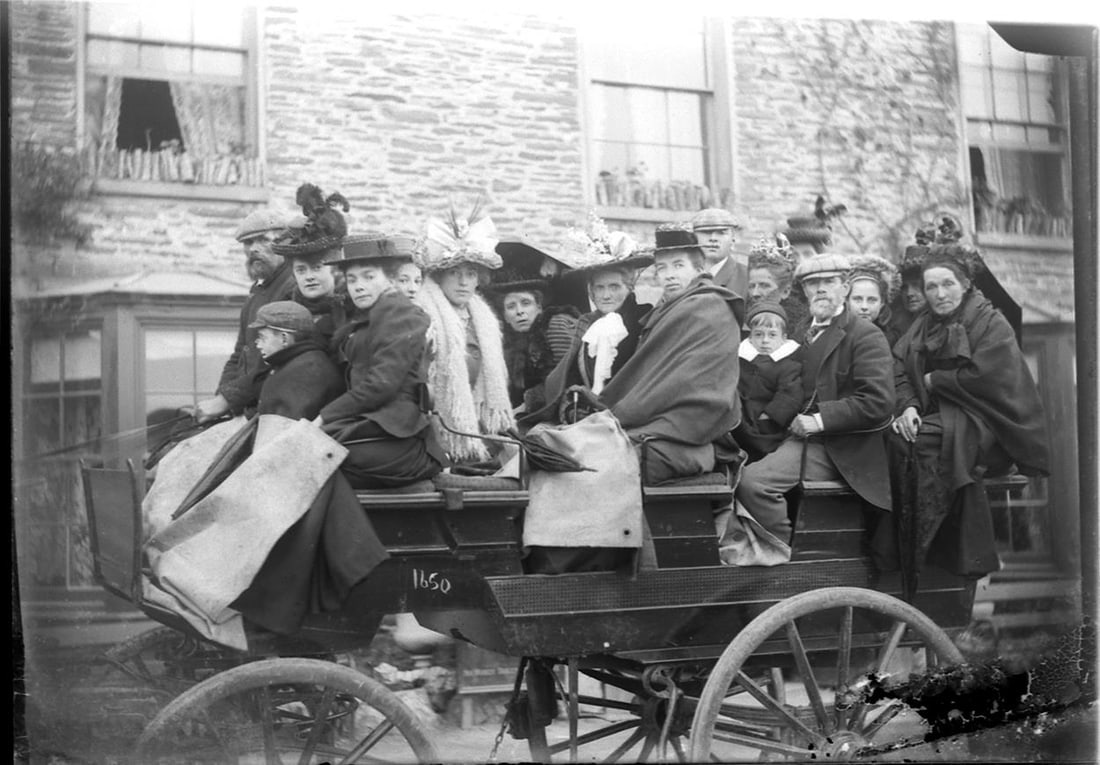 [Marine & Transport Interest] Union Castle Line Ships & Horse-Drawn Charabanc Negatives. 14 whole p - 8