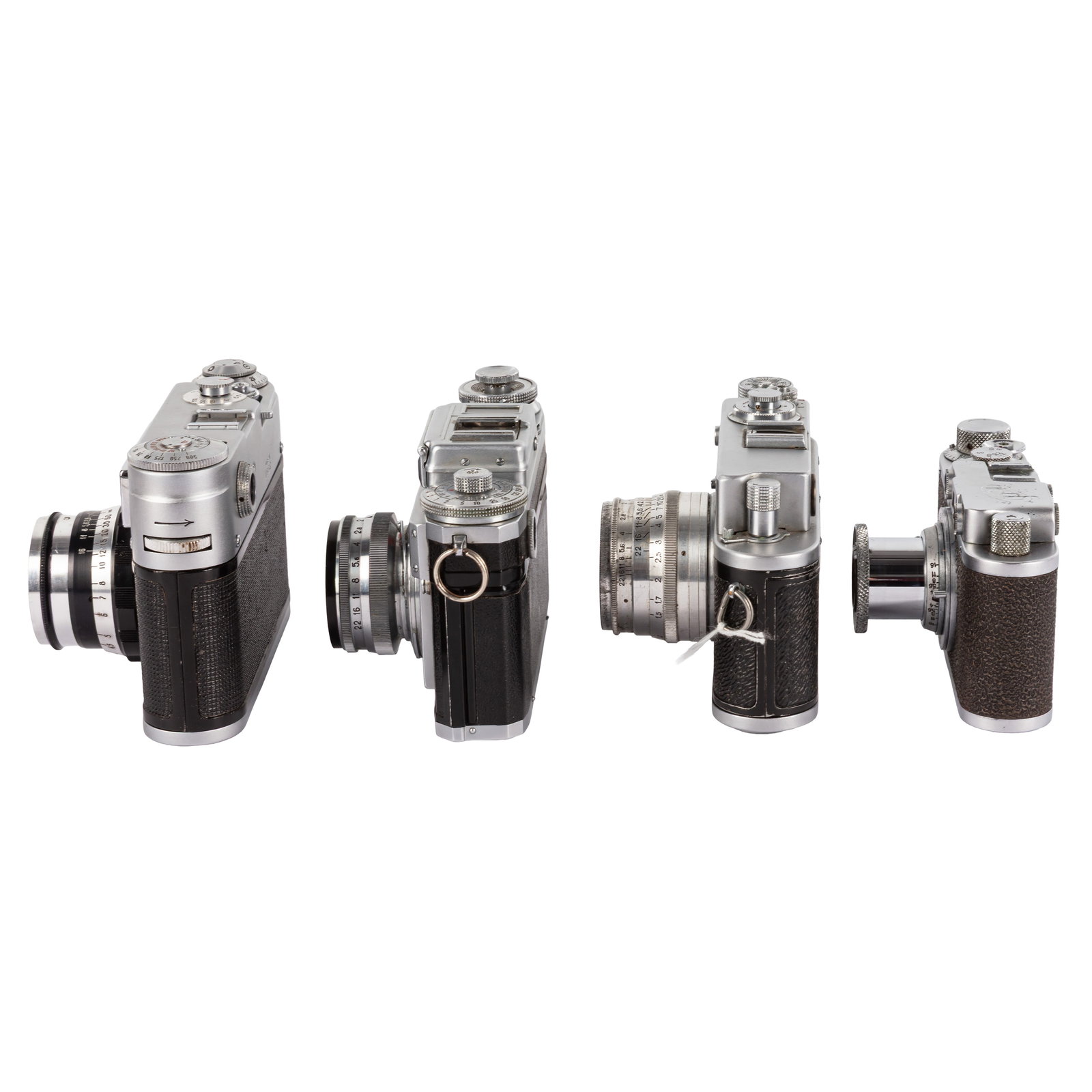 Russian 35mm Cameras Four Rangefinders - 2