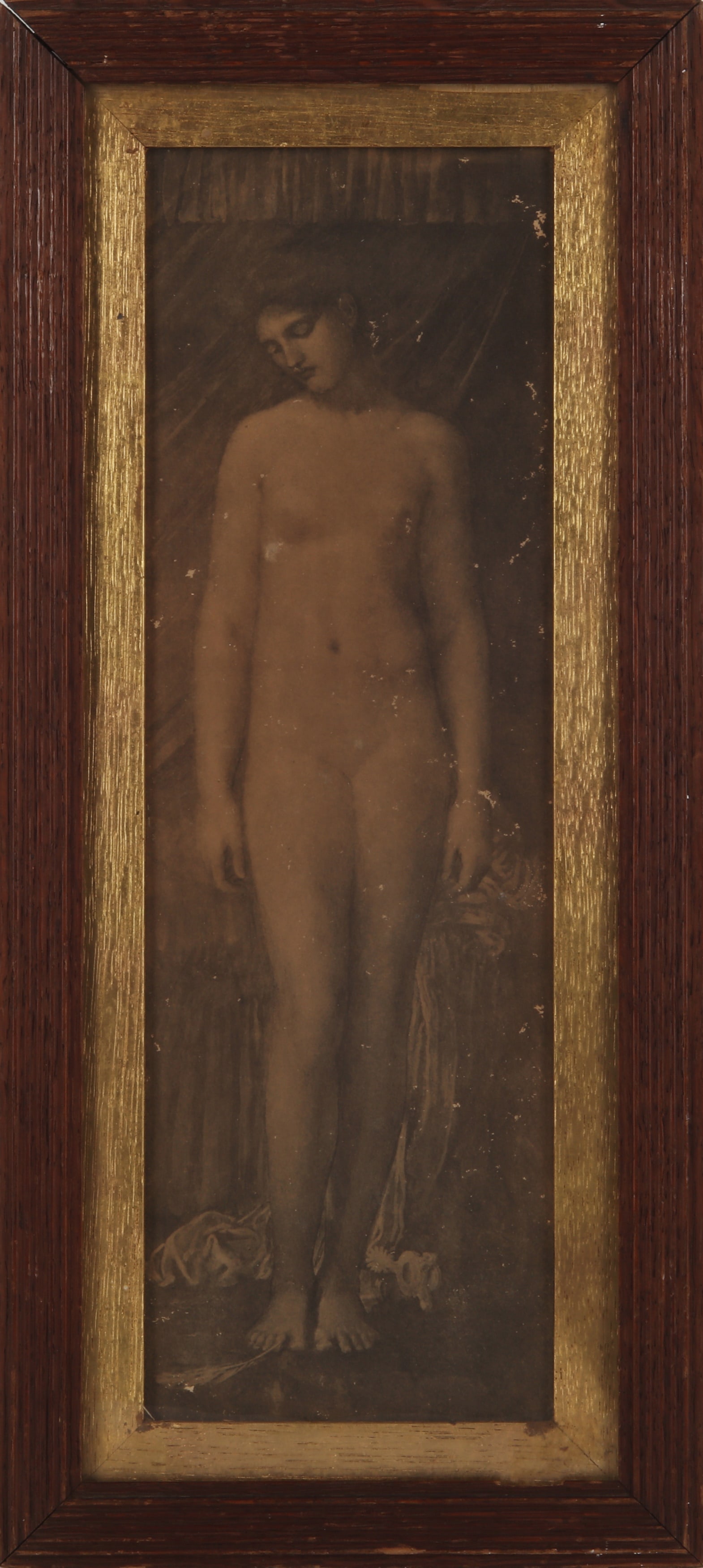 Frederick Hollyer (1837-1933) A Pair of Nude Study Reproductions [possibly after Burne-Jones], c.189 - 2