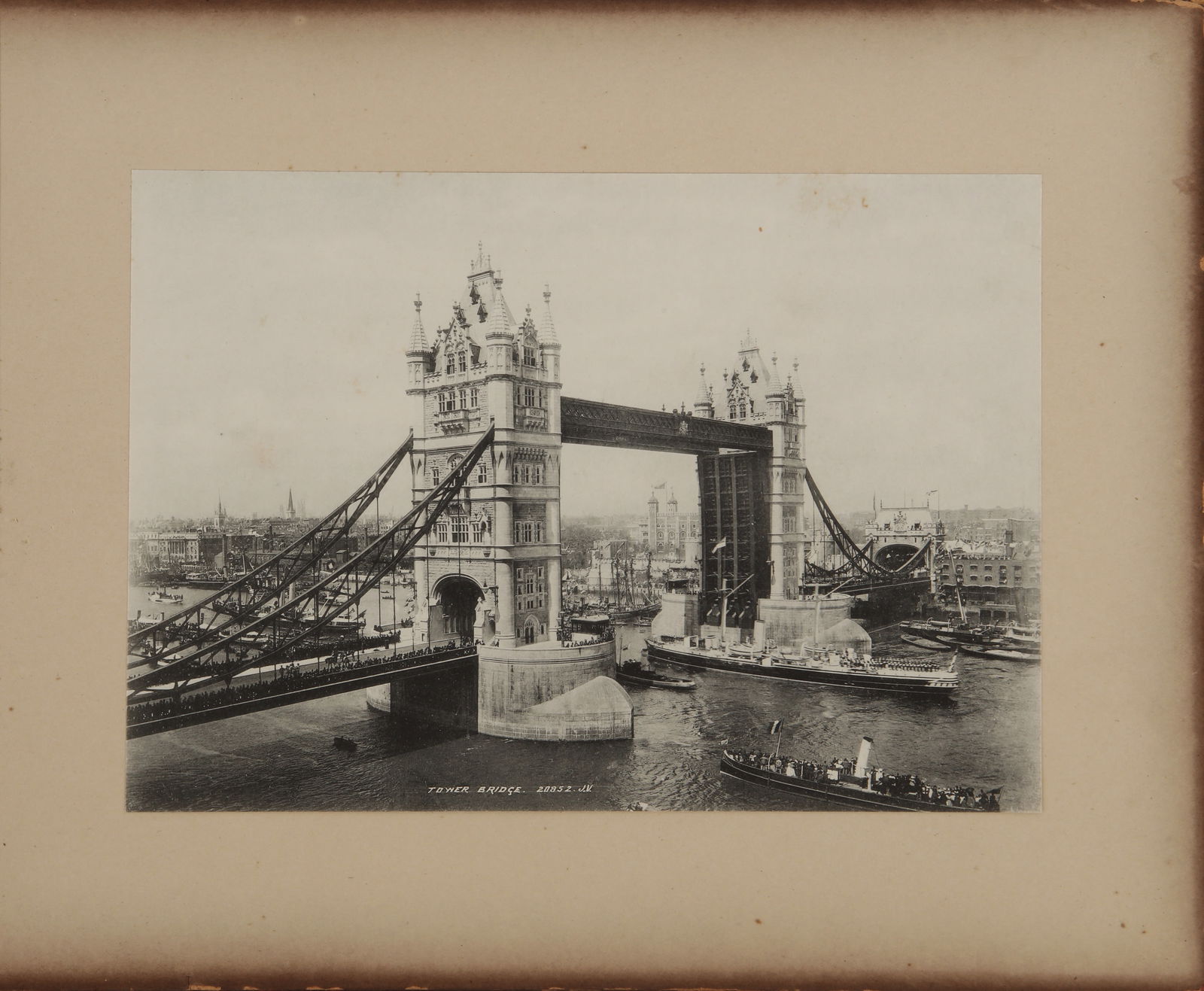 James Valentine [and Sons] London Views, c.1890s: James Valentine [and Sons] London Views, c.1890s An album of 48 collotype prints, image size 10.5 x 15cm (smallest) to 18 x 23 cm (largest), most captioned, numbered and signed J.V. in the negative,