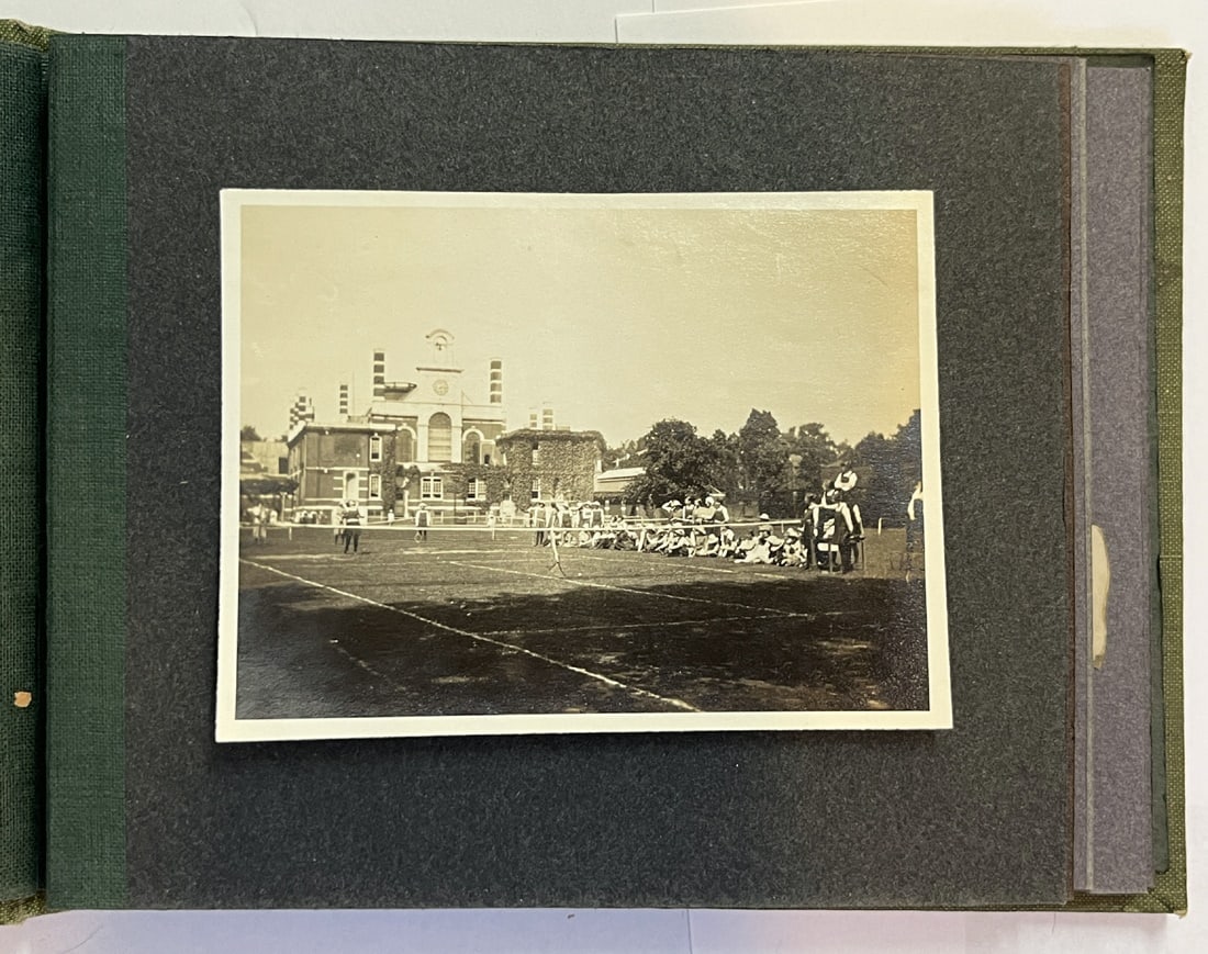 [EARLY AVIATION INTEREST] St Paul's Girls School (formerly Bishop's Court?), London, W6. Two Photog - 3