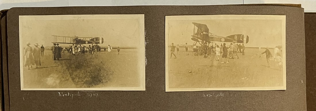 [EARLY AVIATION INTEREST] St Paul's Girls School (formerly Bishop's Court?), London, W6. Two Photog - 9