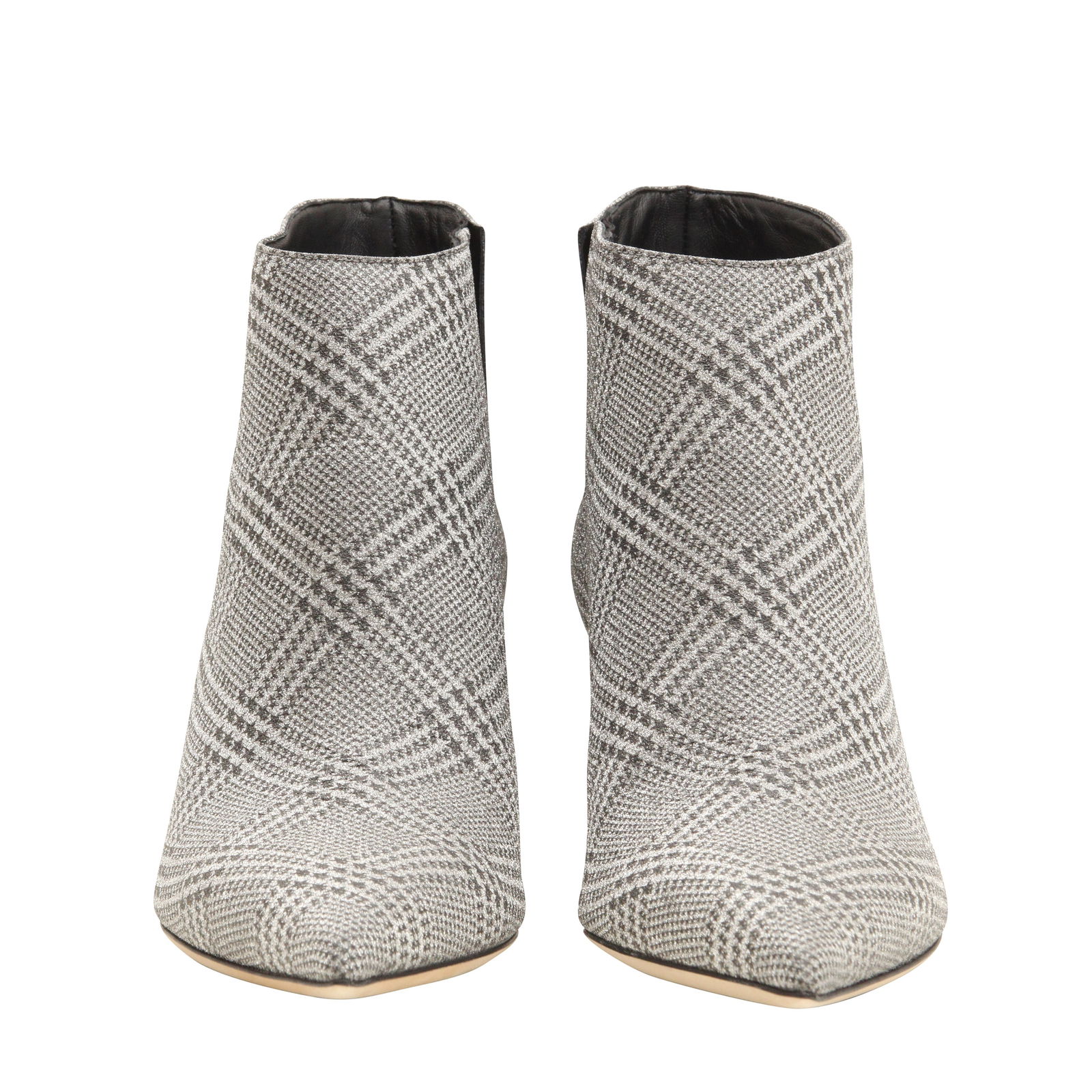 Jimmy Choo Silver Glitter Miranda 65 Ankle Boot - Size 39 - 2