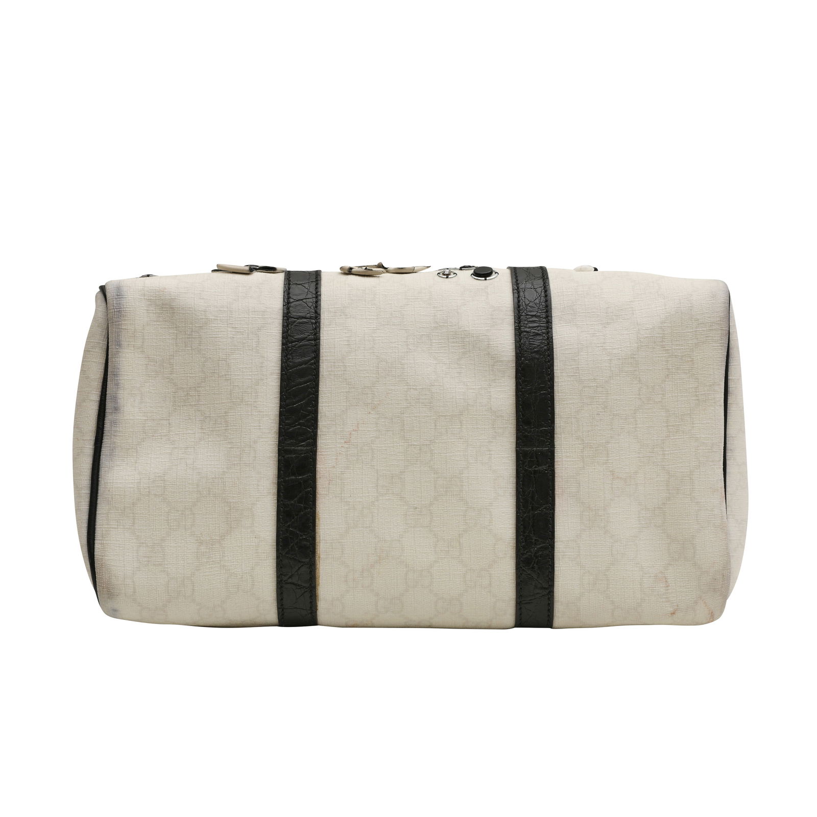 Gucci White GG Floral Applique Joy Boston Bag - 5