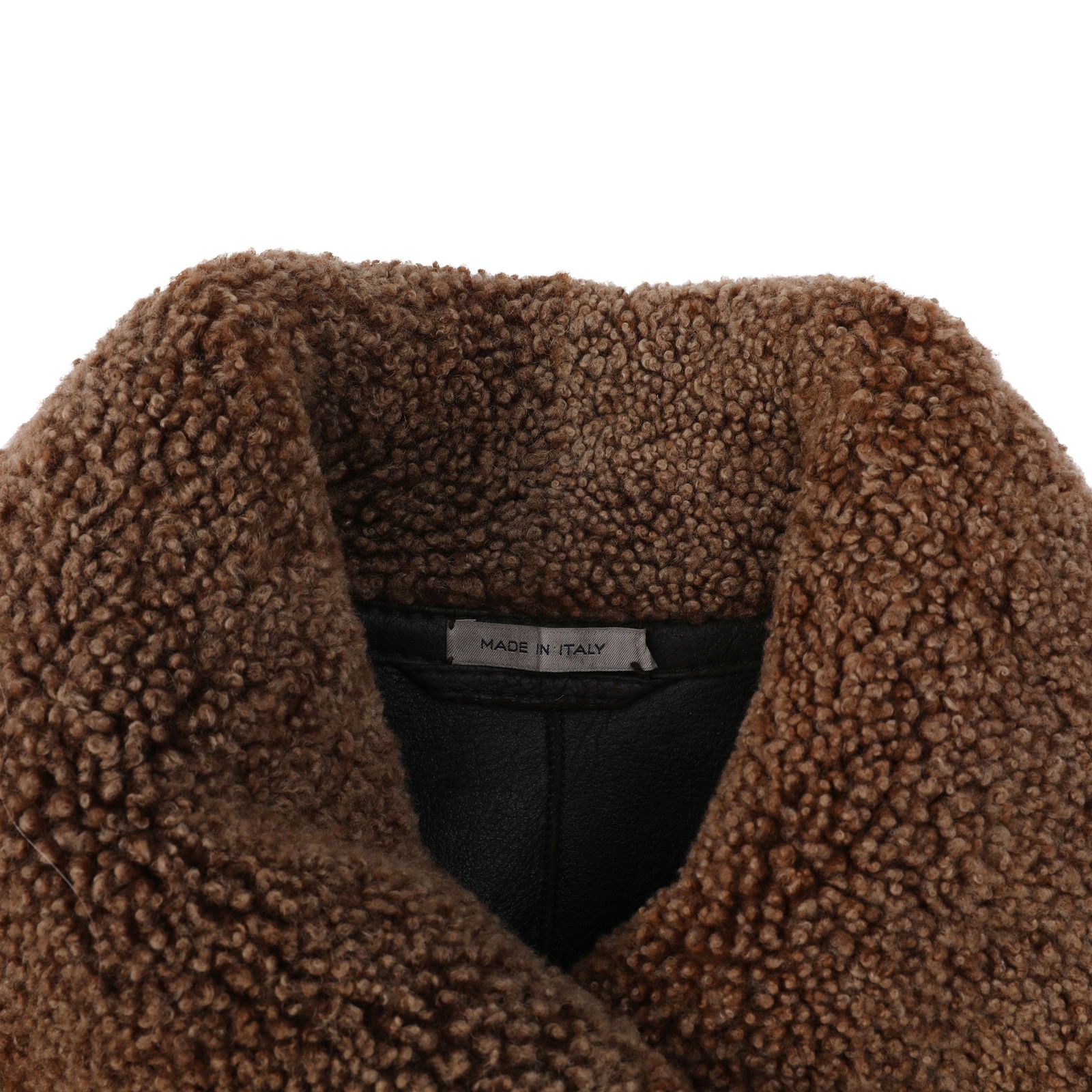 Giorgio Armani Brown Shearling Jacket - Size 38 - 3