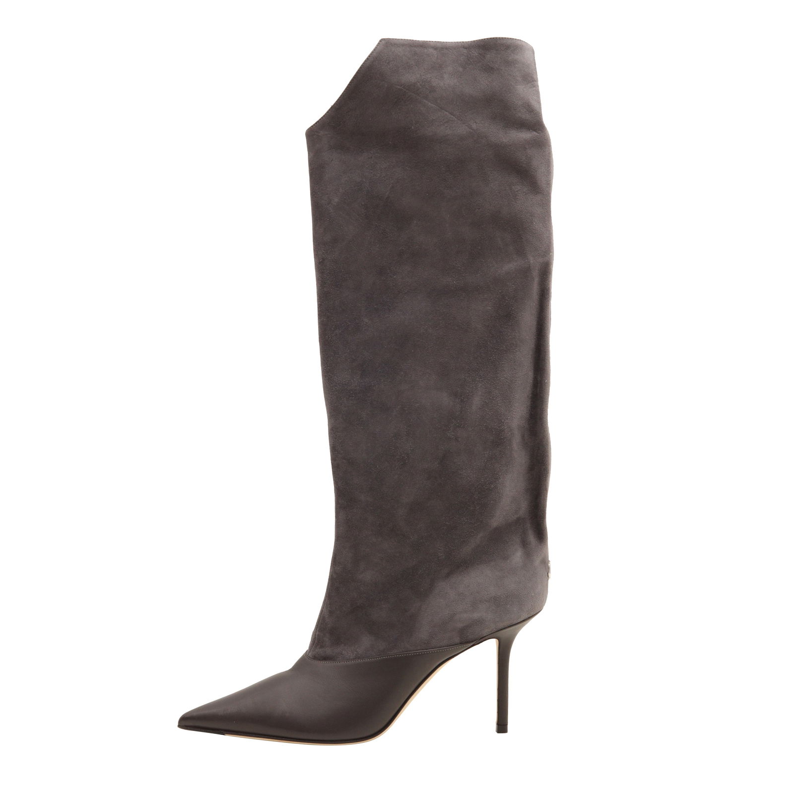 Jimmy Choo Grey Brelan Knee High Boot 85 - Size 39 - 3