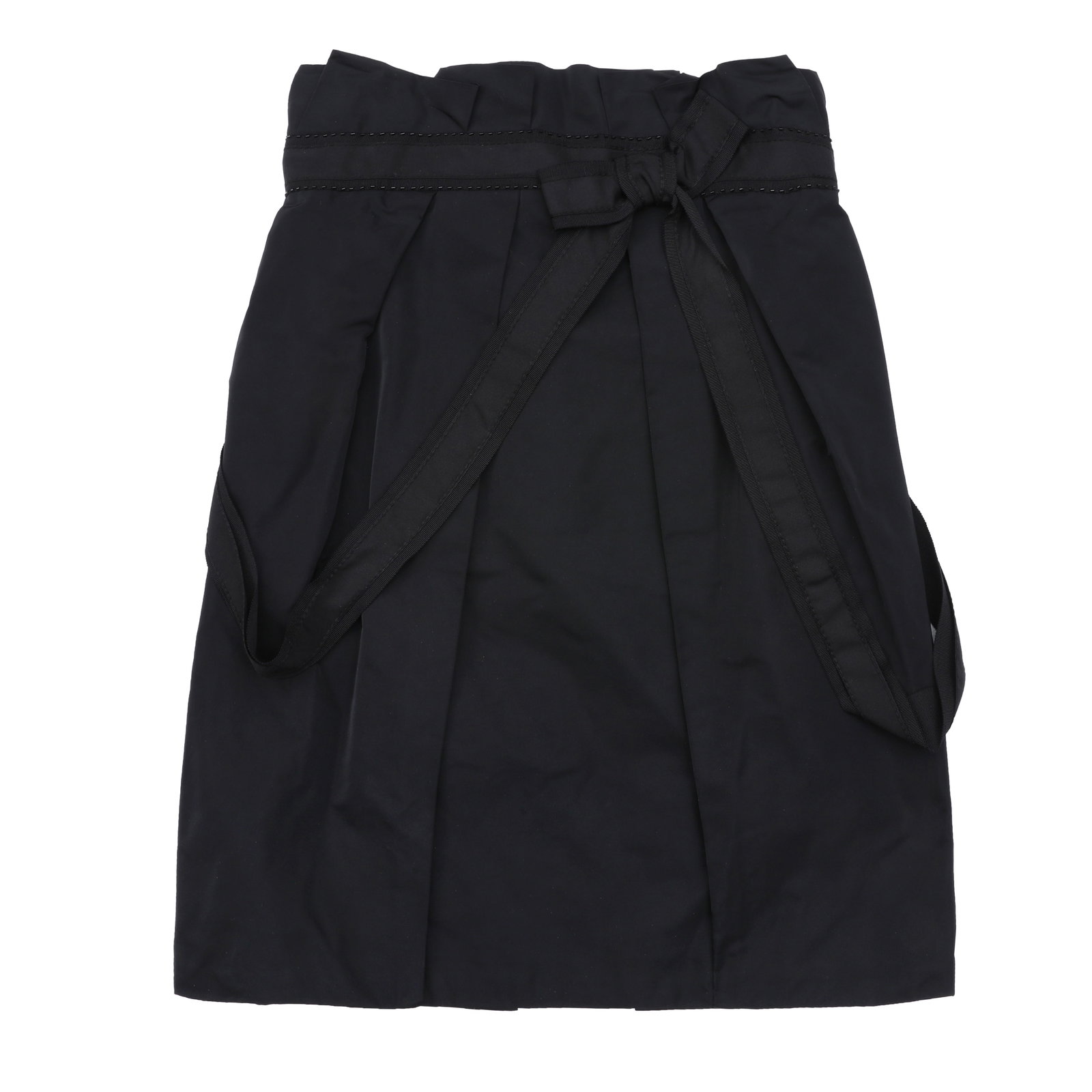Louis Vuitton Black Bow Evening Skirt - Size 38: Louis Vuitton Black Bow Evening Skirt - Size 38 grosgrain trim, bead embellishment, bronze tone hardware, labelled size 38 37cm waist, 60cm long Grade B+ Please log in to Chiswick Live account to