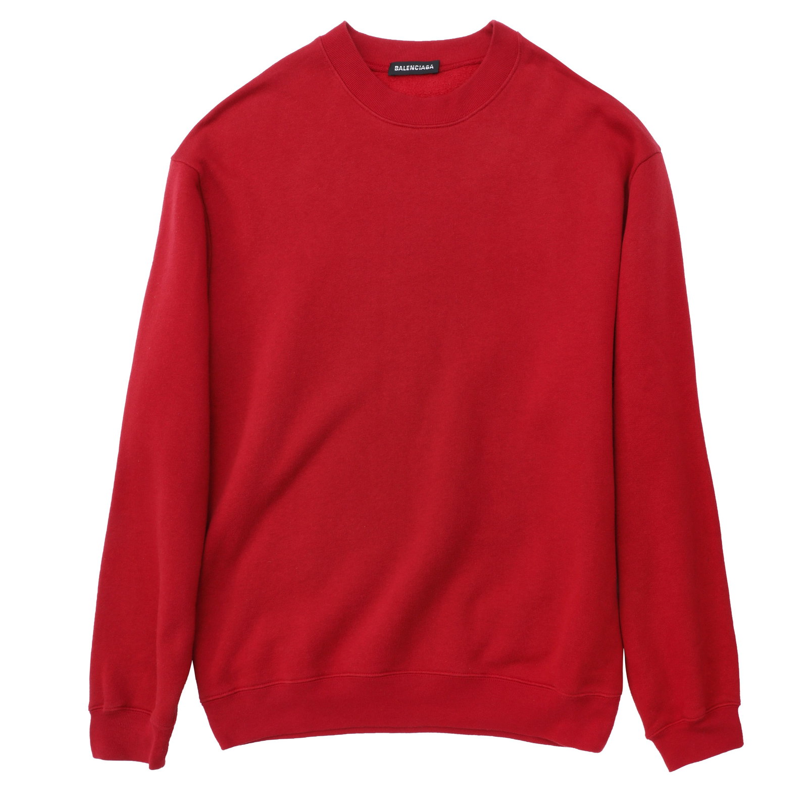 Balenciaga Pomegrenate Molleton Logo Sweatshirt - Size XS: Balenciaga Pomegrenate Molleton Logo Sweatshirt - Size XS black 'BALENCIAGA' logo, labelled size extra small 56cm chest, 70cm long Grade A Please log in to Chiswick Live account to view condition