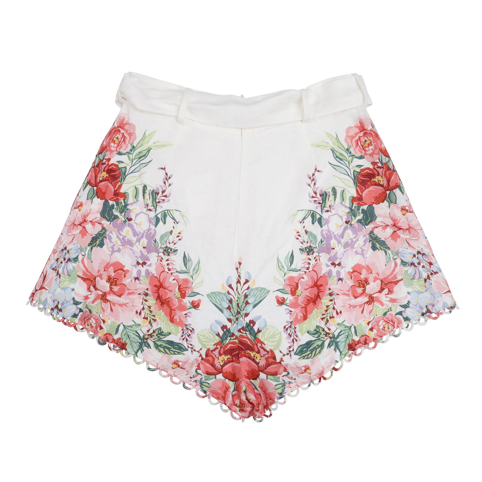 Zimmerman Ivory Floral Bellitude Short Set - Size 3 - 3