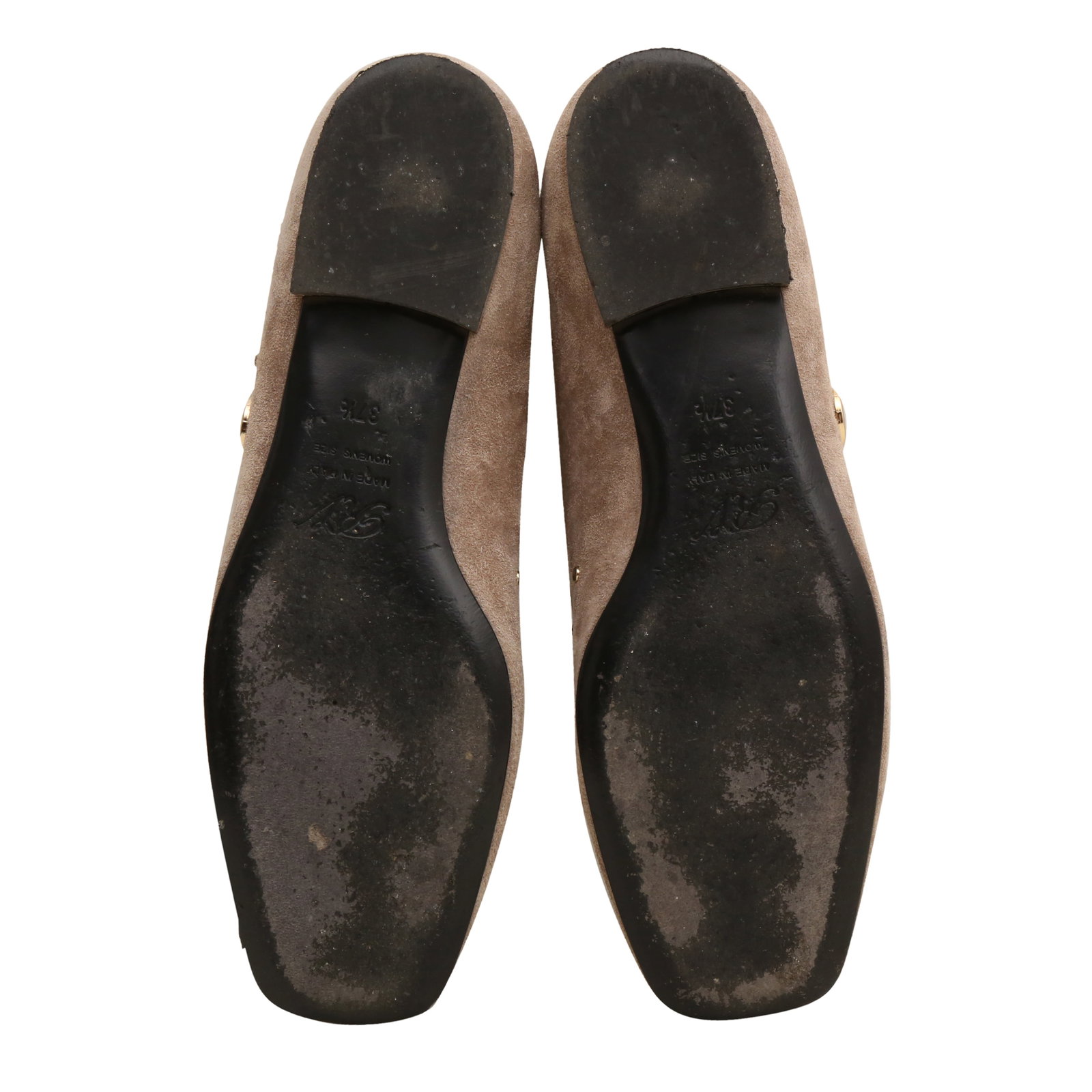 Roger Vivier Taupe Lucky Charms Flat Loafer - Size 37.5 - 5