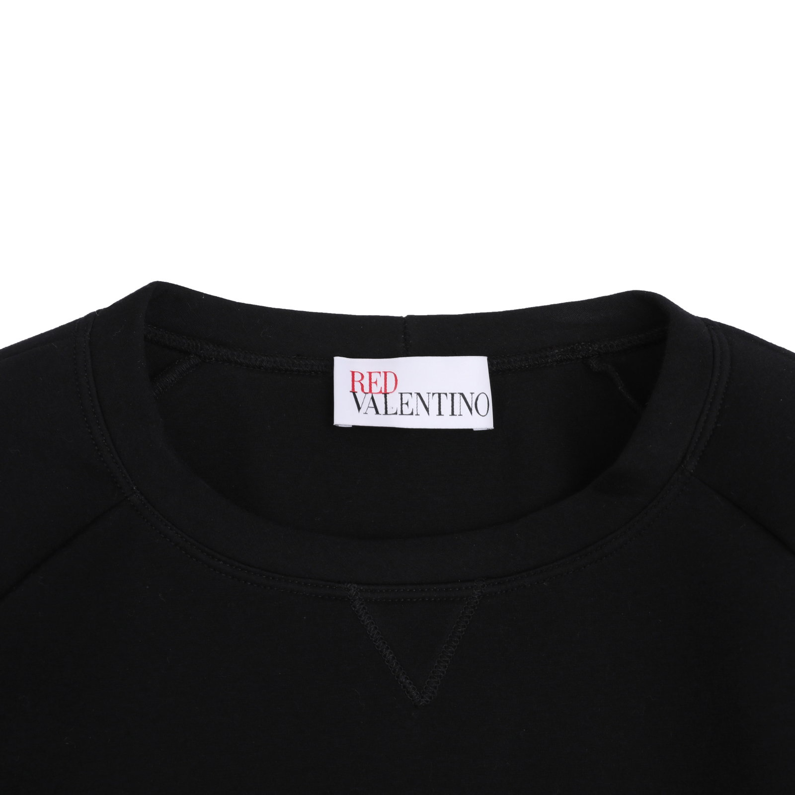 Red Valentino Black Scuba Cut Out Top - Size S - 3