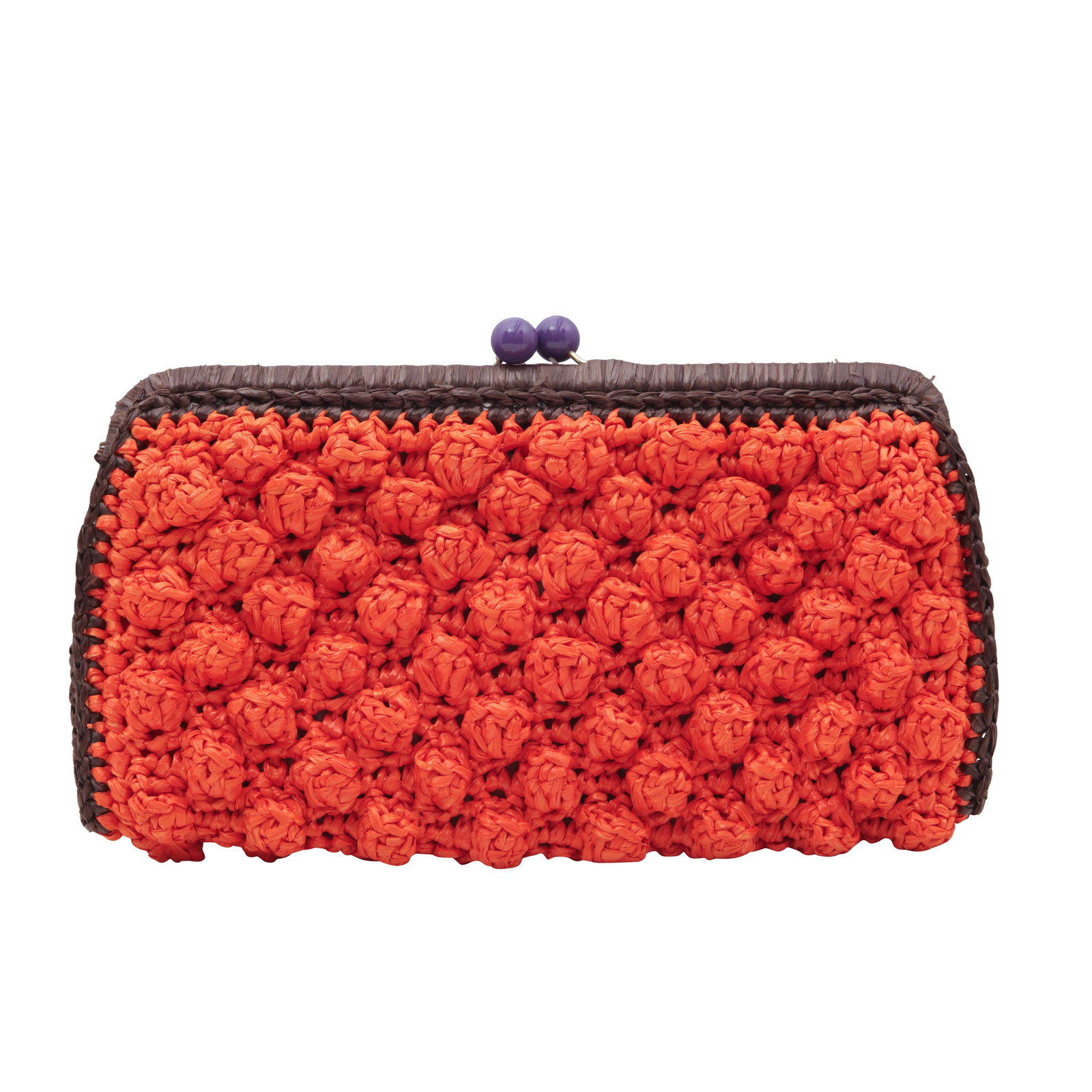 Missoni Orange Bubble Frame Clutch (1 of 5)