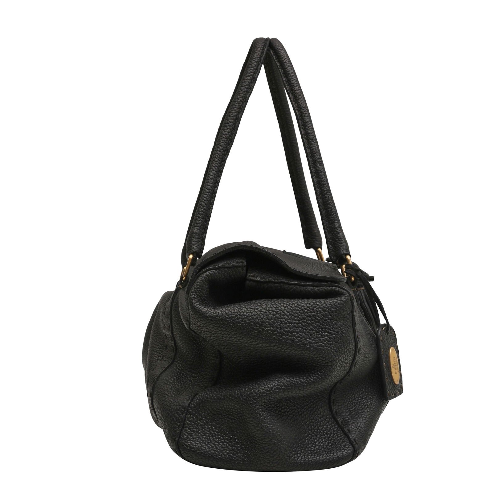 Fendi Black Selleria Linda Shoulder Bag - 2