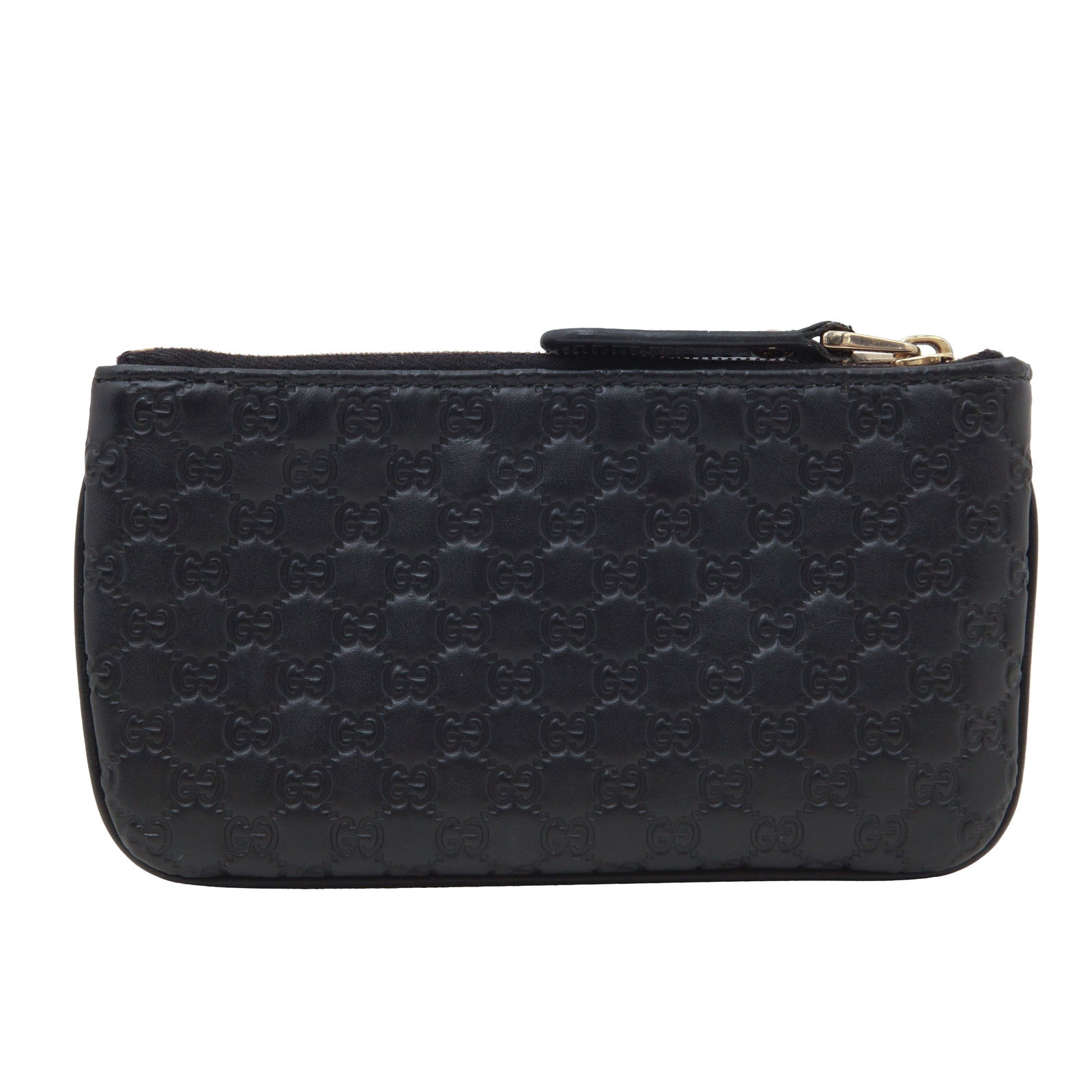 Gucci Black Microguccisima Key Pouch - 2