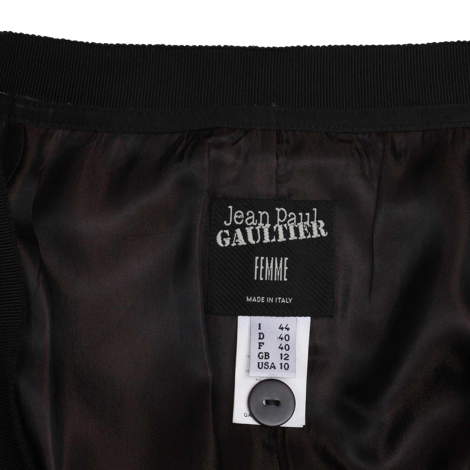 Jean Paul Gaultier Beige Leopard Print Skirt - Size 44 - 3