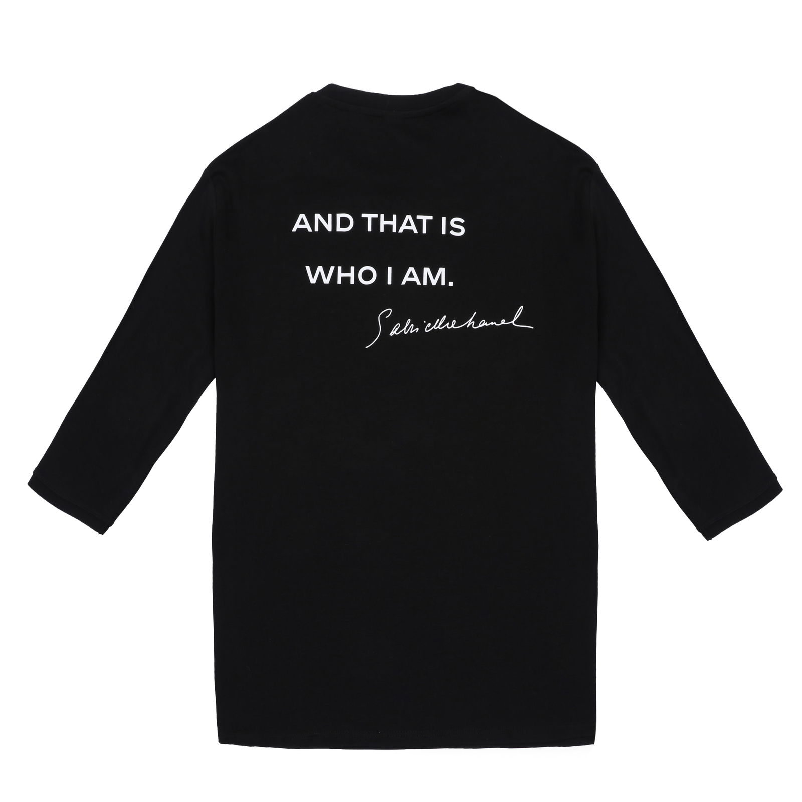 Chanel Black Slogan Long Sleeve T Shirt - Size XXL - 2