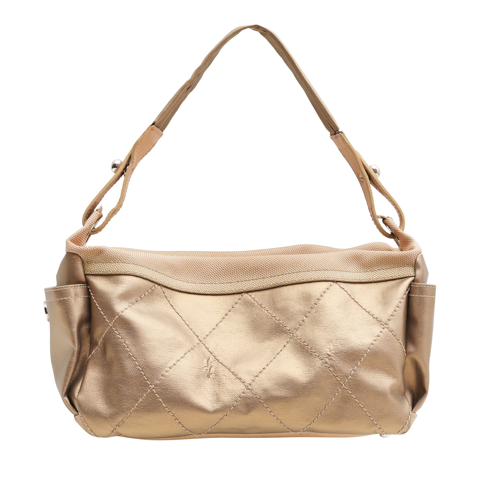 Chanel Metallic Bronze Paris Biarritz Shoulder Bag - 4