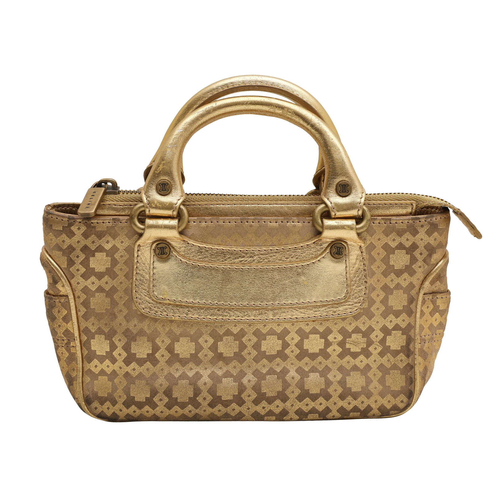 Celine Gold Aztec Mini Boogie Bag - 3
