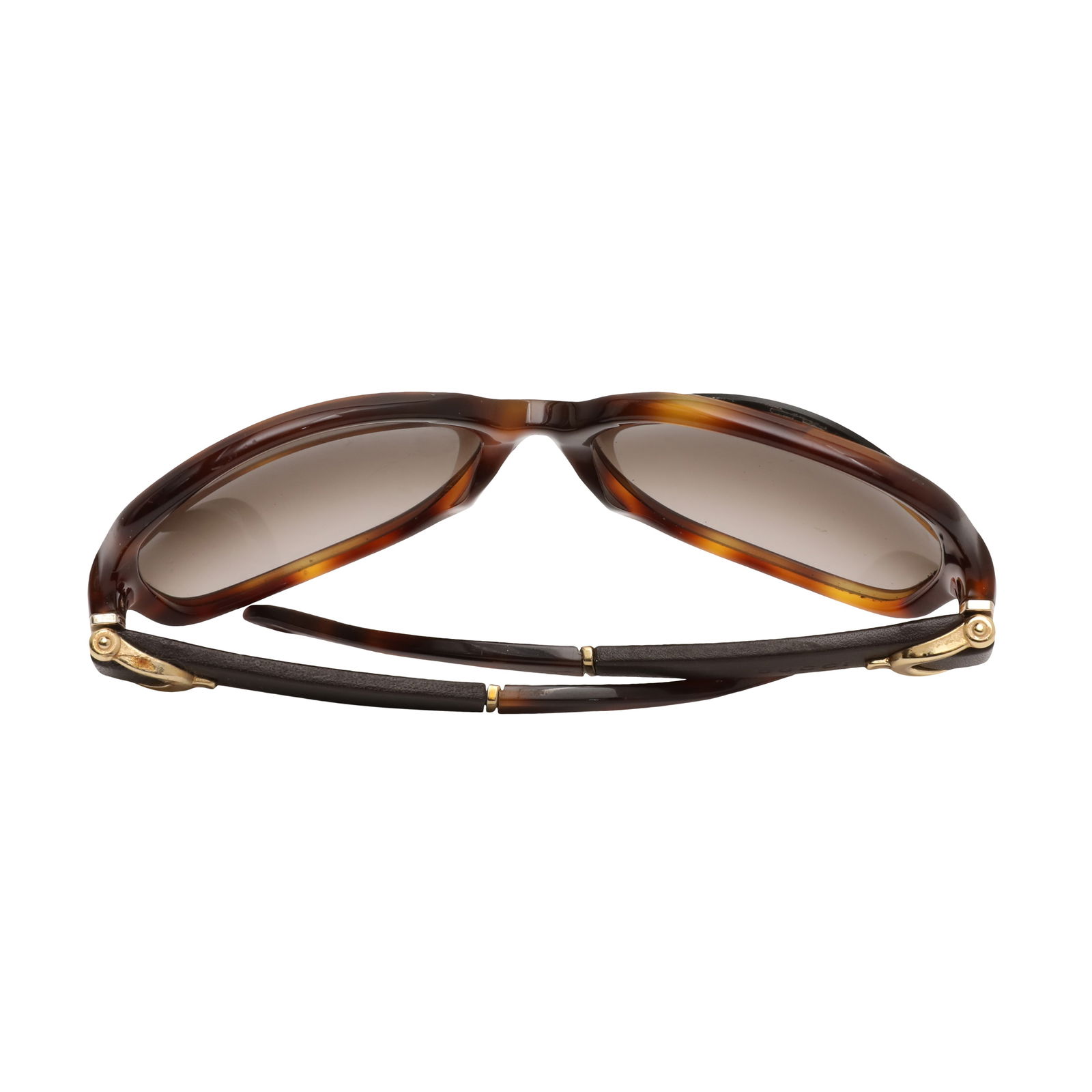 Gucci Brown Horsebit Round Sunglasses - 4