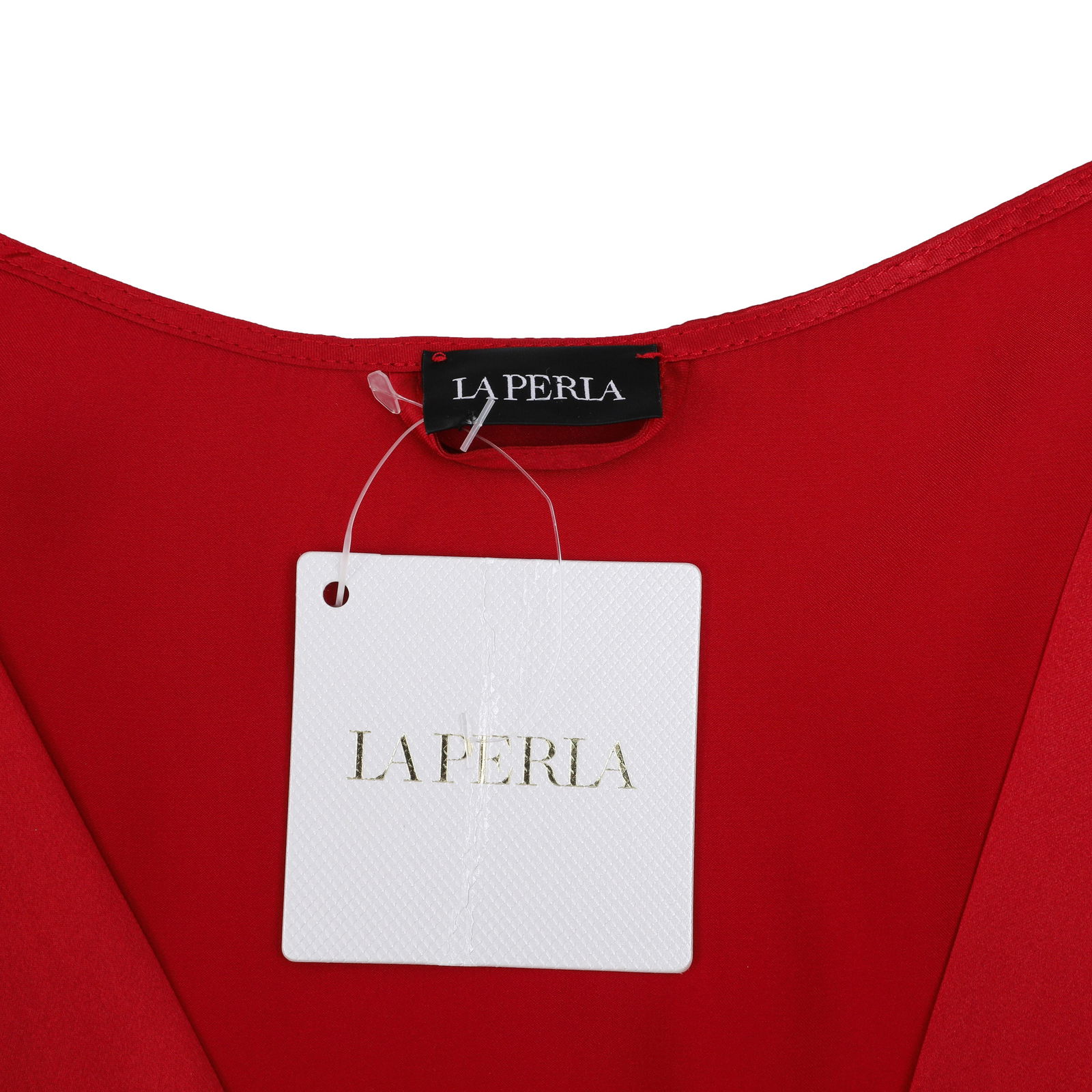 La Perla Red Silk Nightgown and Robe Set - Size 42 & 38 - 6