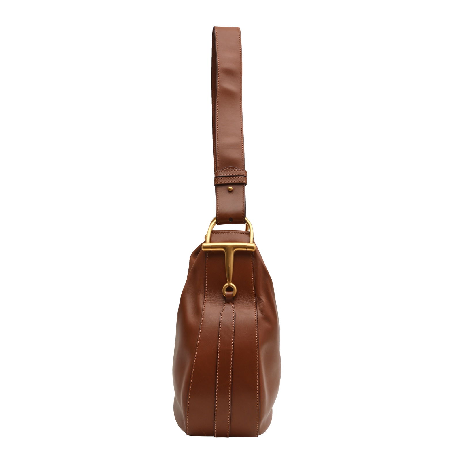 Gucci Brown Horsebit Shoulder Bag - 2