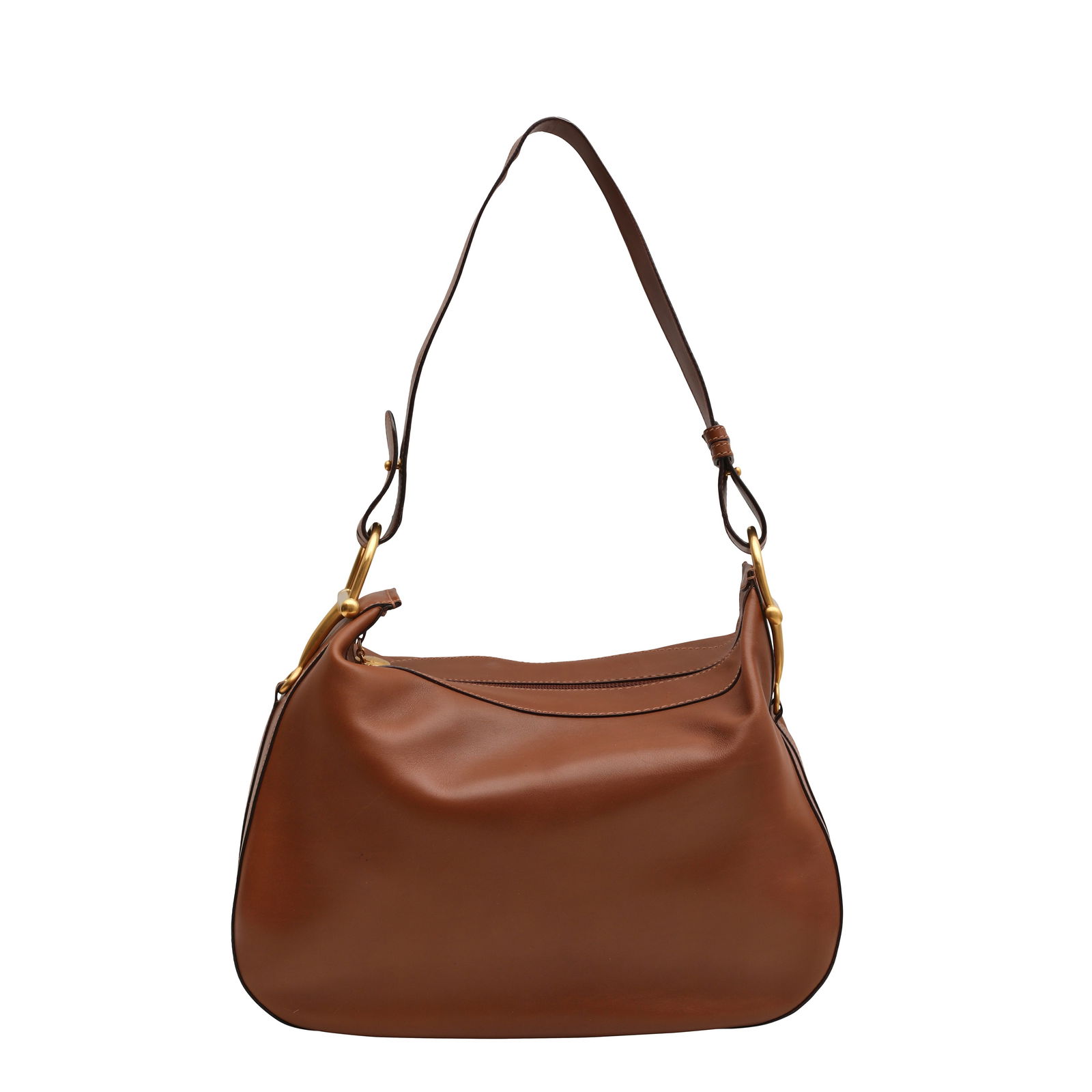 Gucci Brown Horsebit Shoulder Bag - 3