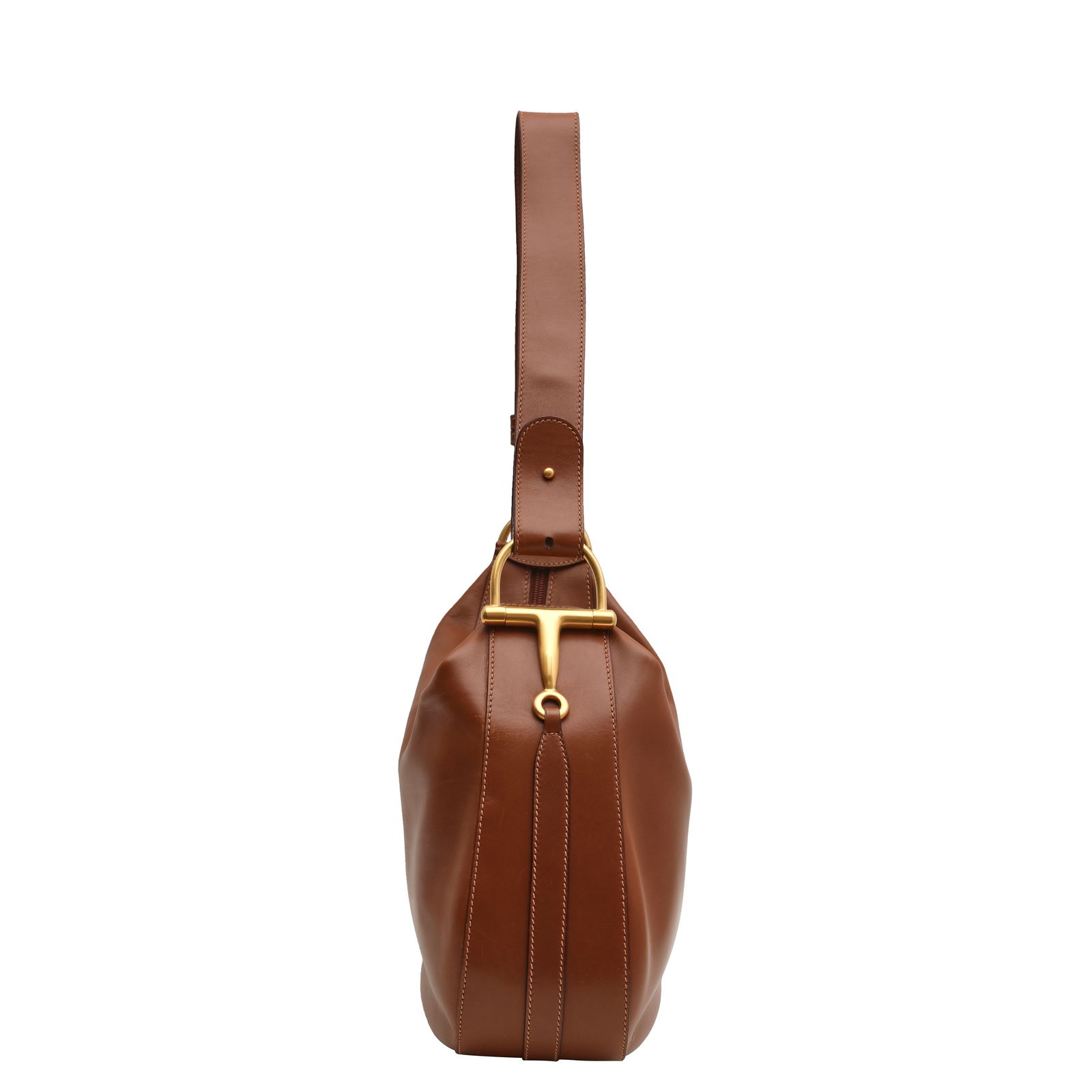 Gucci Brown Horsebit Shoulder Bag - 4