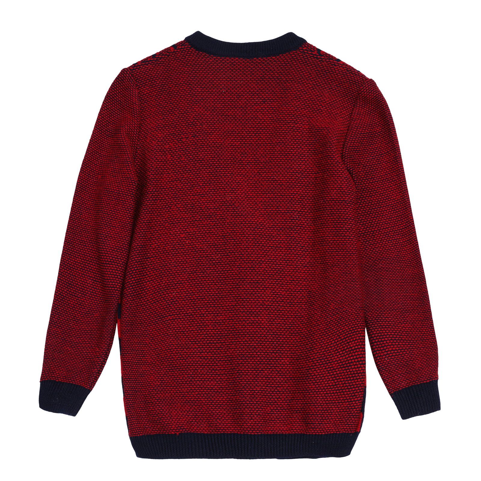 Celine Red Wool Cable Knit Cardigan - Size 42 - 2