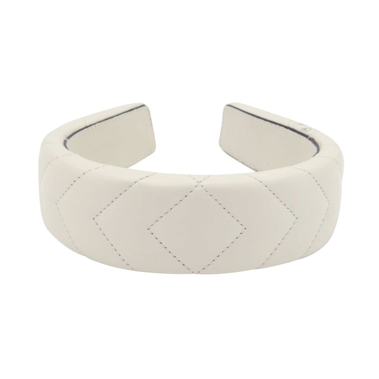 Gucci Cream GG Headband: Gucci Cream GG Headband padded leather, GG logo, gold tone hardware Includes dustbag Grade B Please log in to Chiswick Live account to view condition report