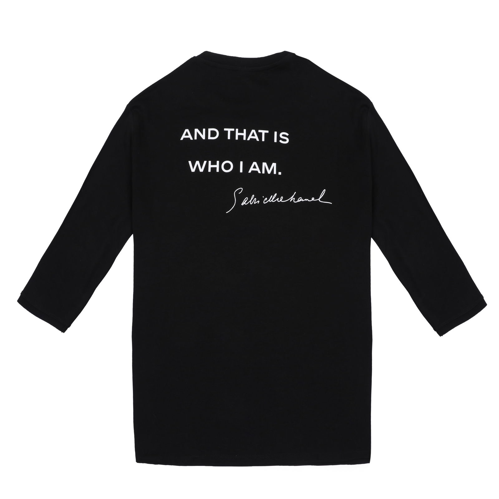 Chanel Black Slogan Long Sleeve T Shirt - Size XXL - 2
