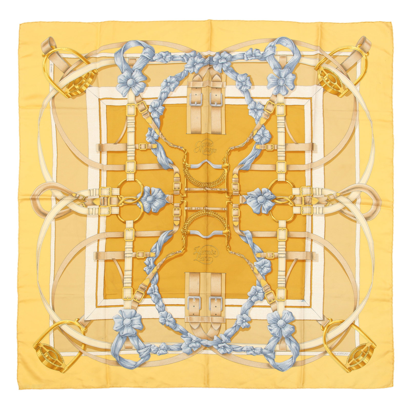 Hermes Four Mixed Silk Scarves - 4