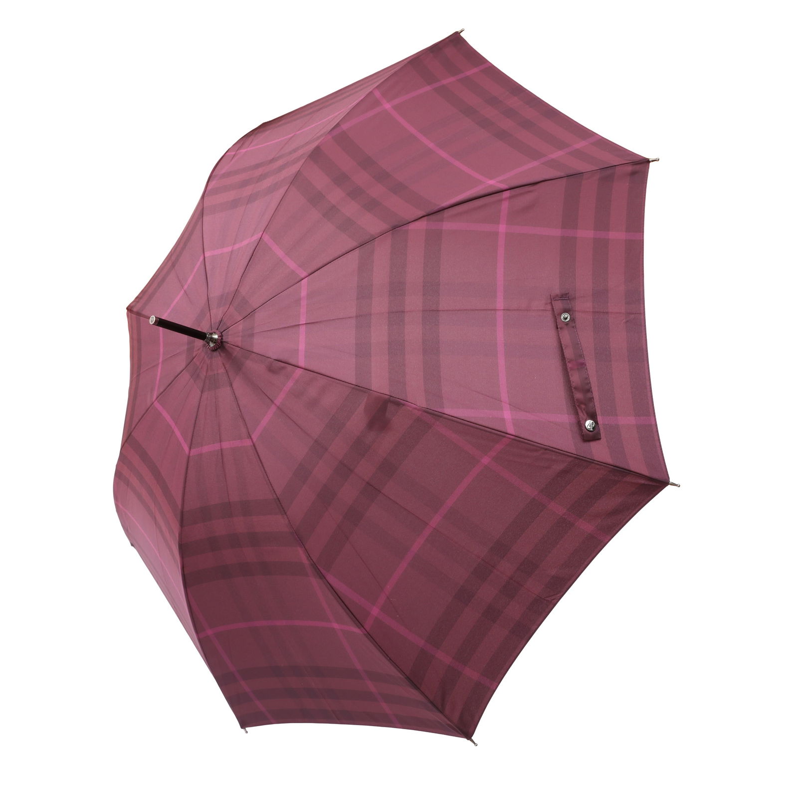 Burberry Purple Heritage Check Umbrella - 3