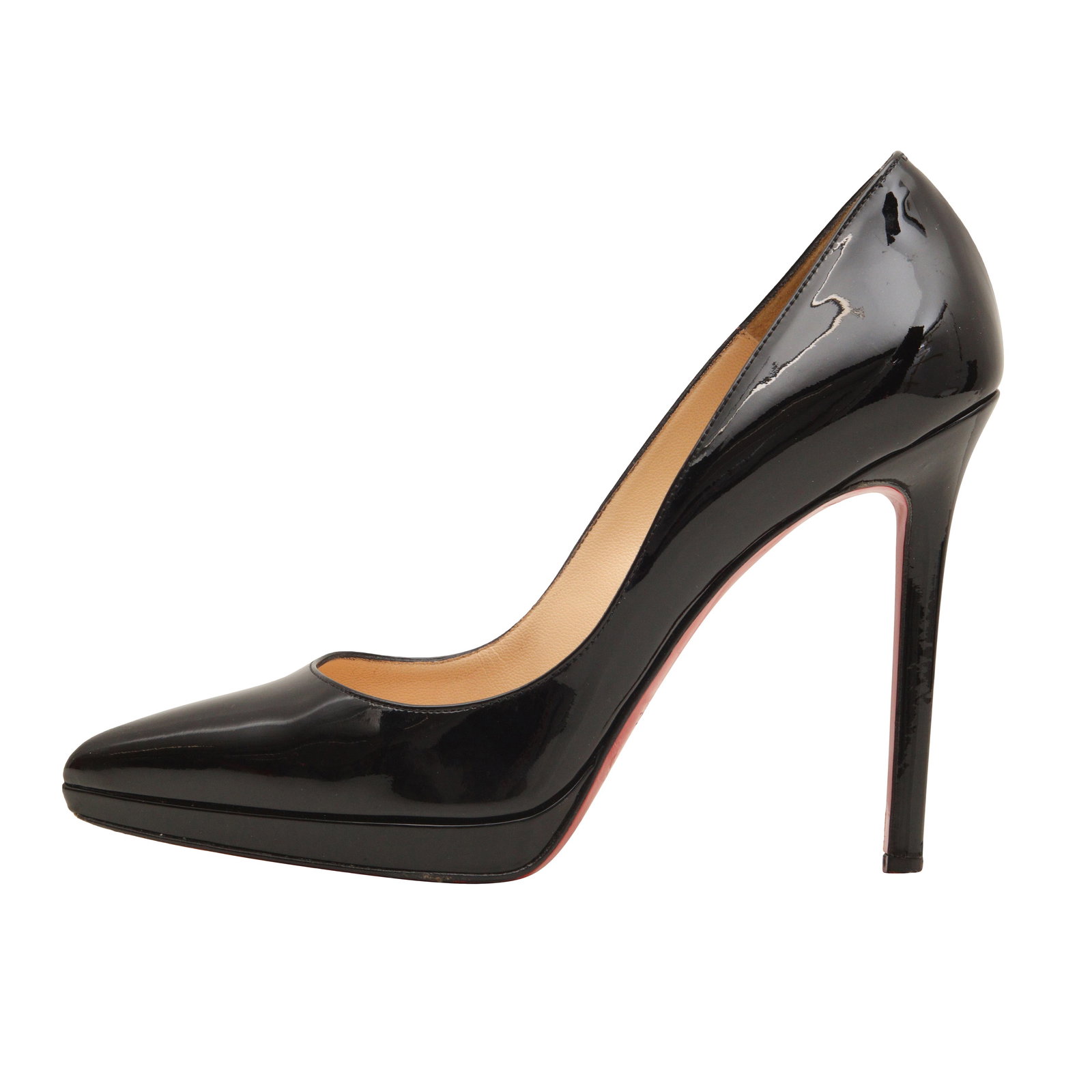 Christian Louboutin Black Pigalle Plato 120 - Size 38 - 3