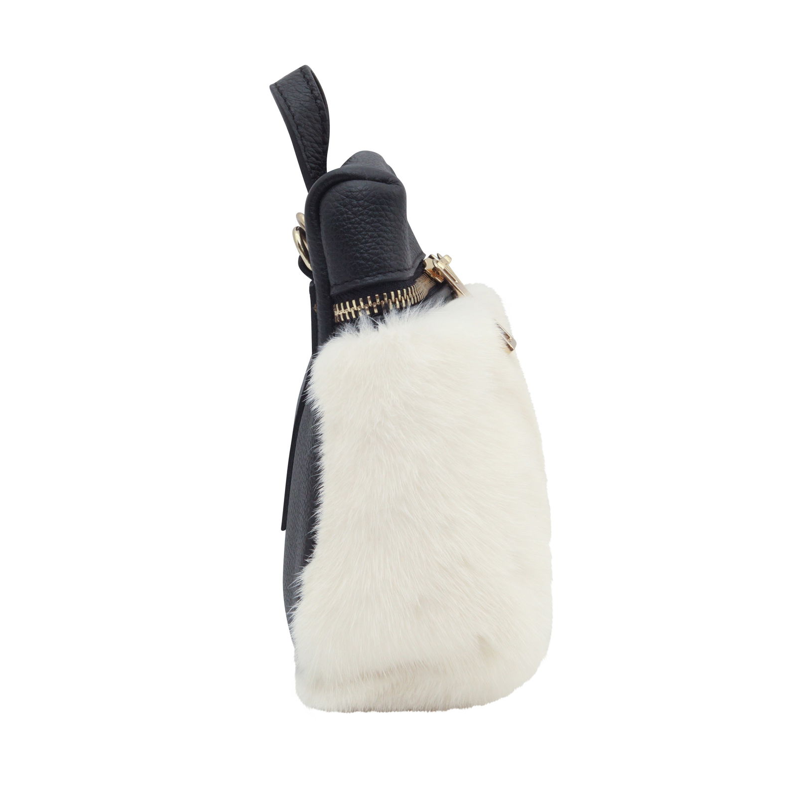 De Nicola White Mink Mini Backpack - 3