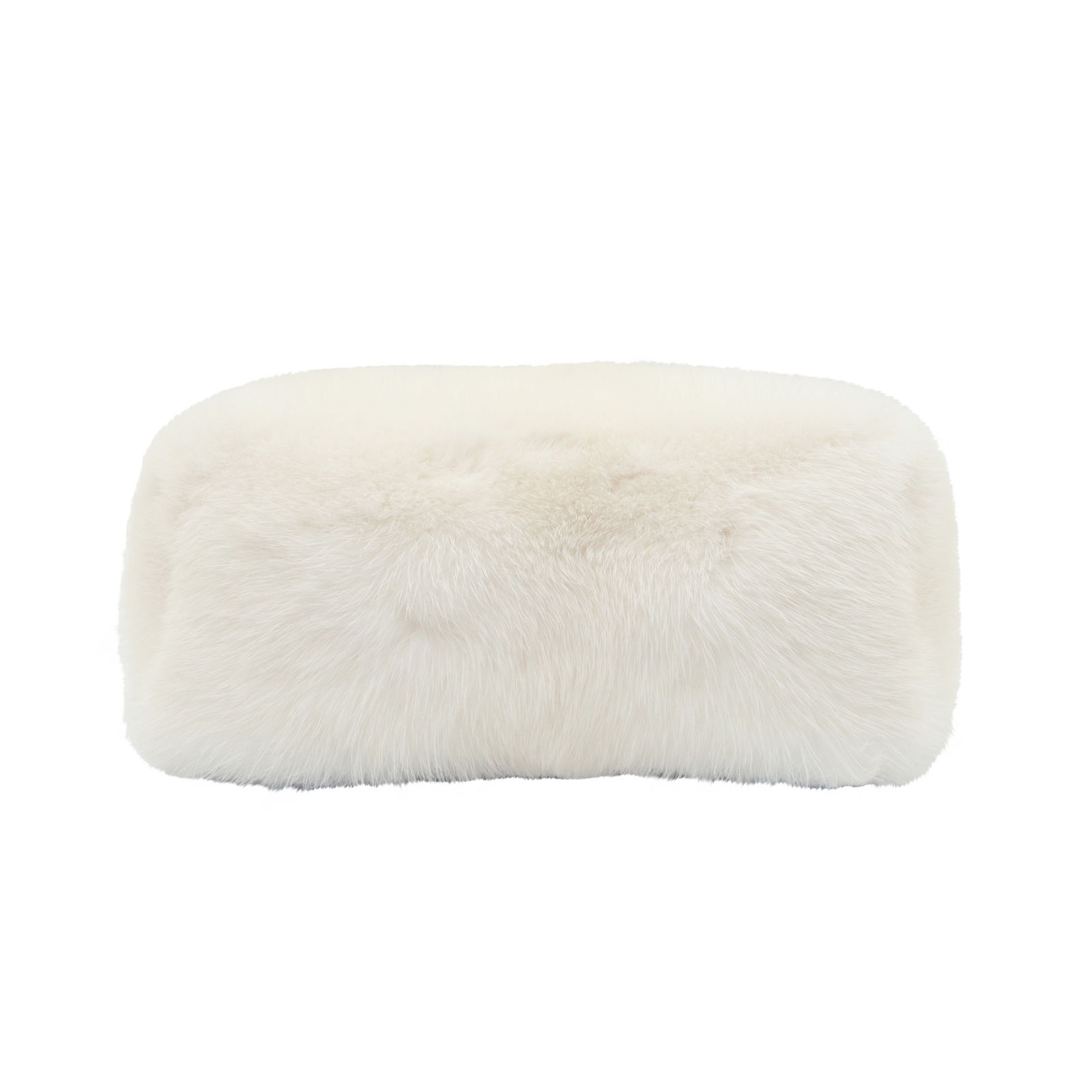 De Nicola White Mink Mini Backpack - 4