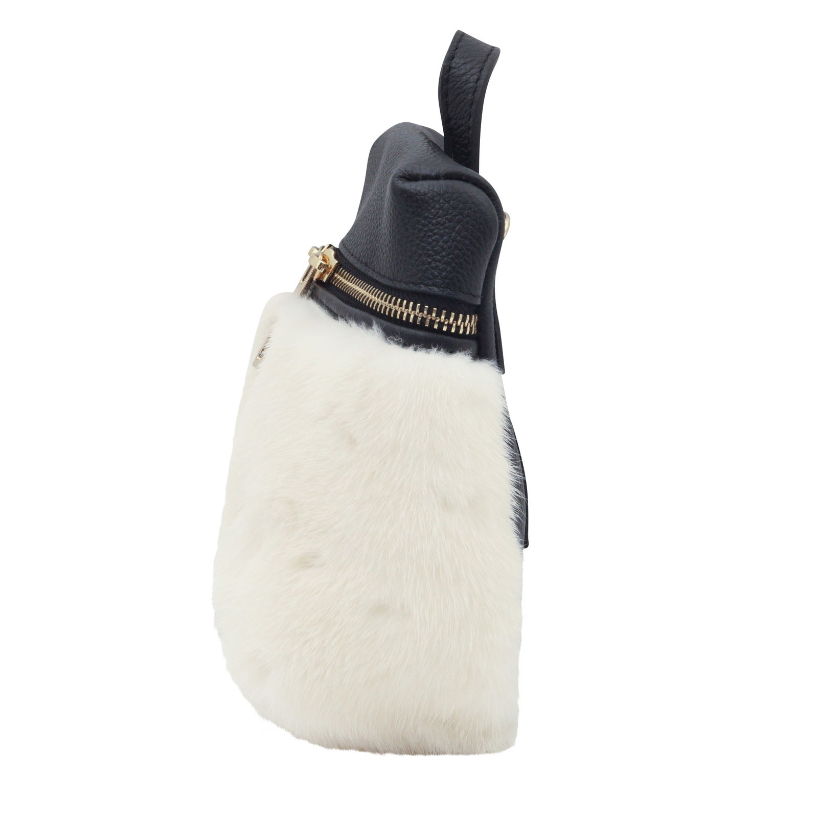 De Nicola White Mink Mini Backpack - 5