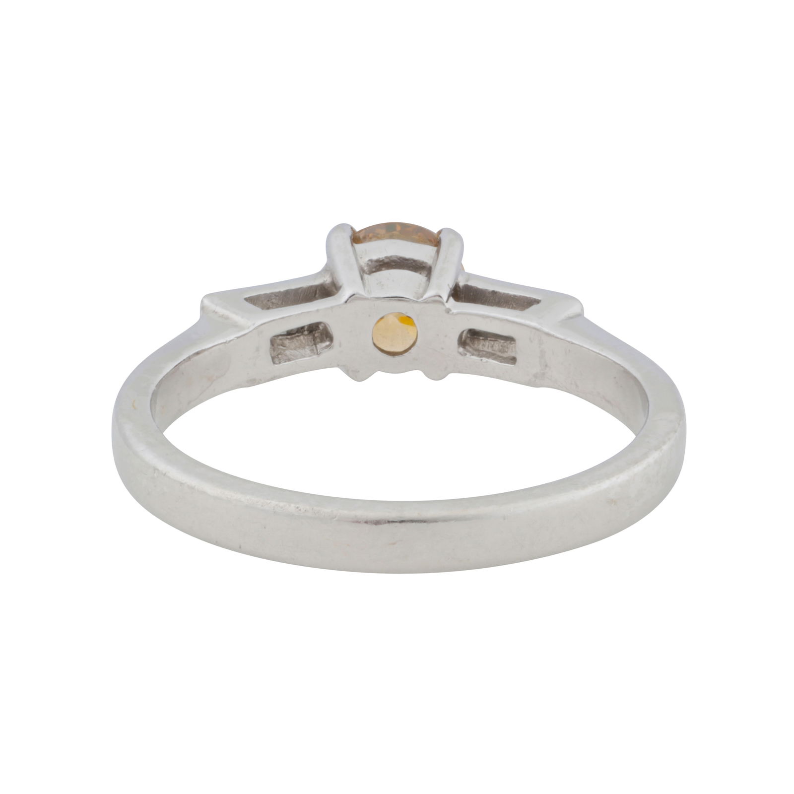 A three-stone diamond ring, circa 2003 Platinum - 4