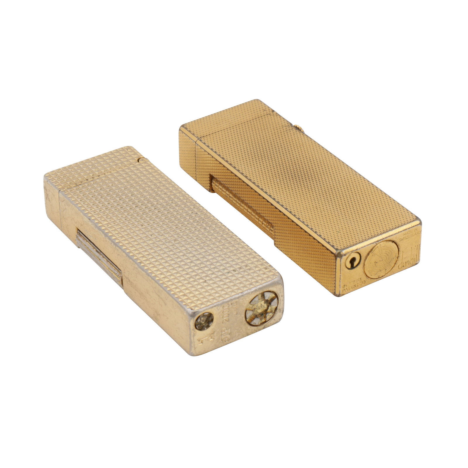 Two Cigarette Lighters Gold-plated - 3