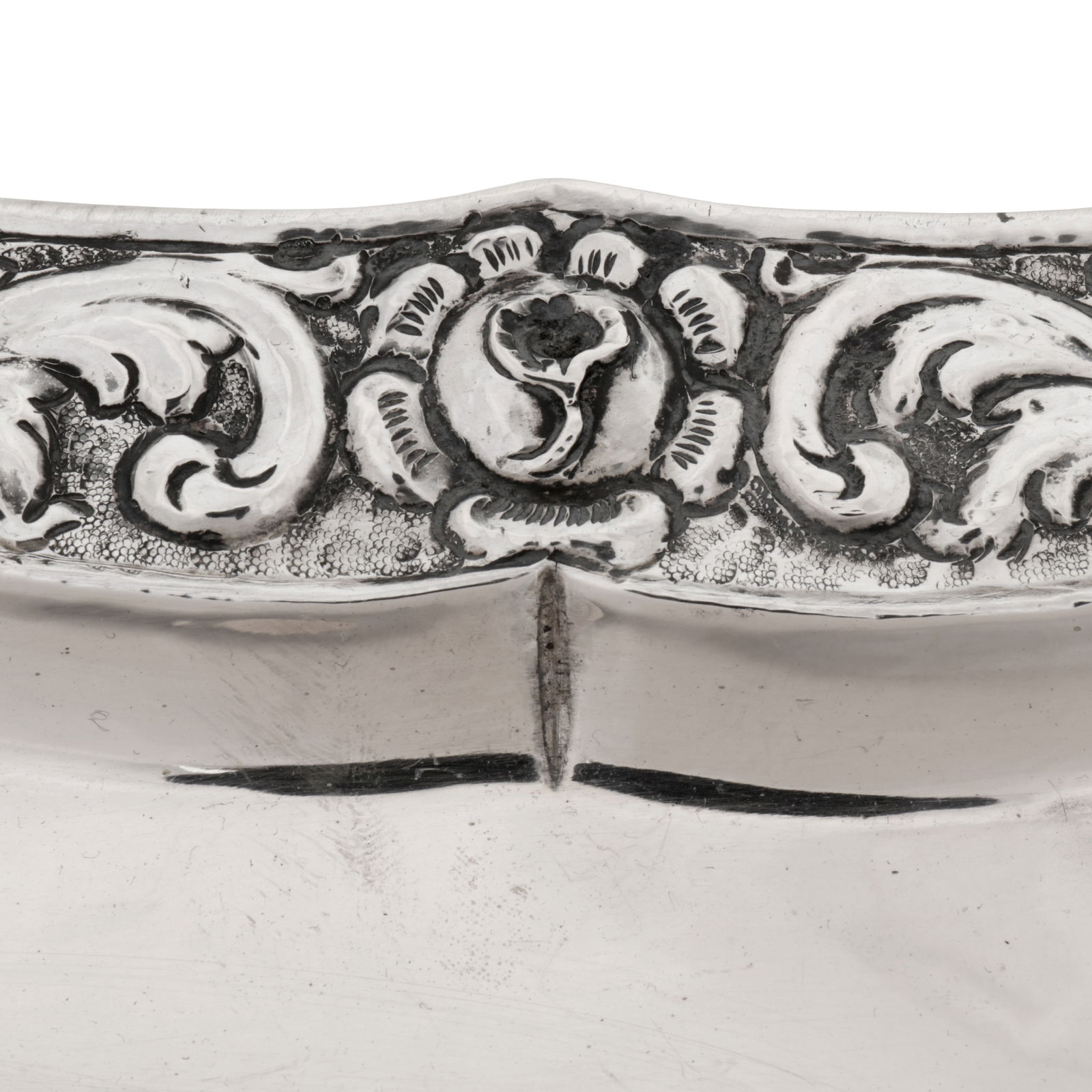 Turkish circa 1960 A mid-20th century 800 standard silver serving dish - 3