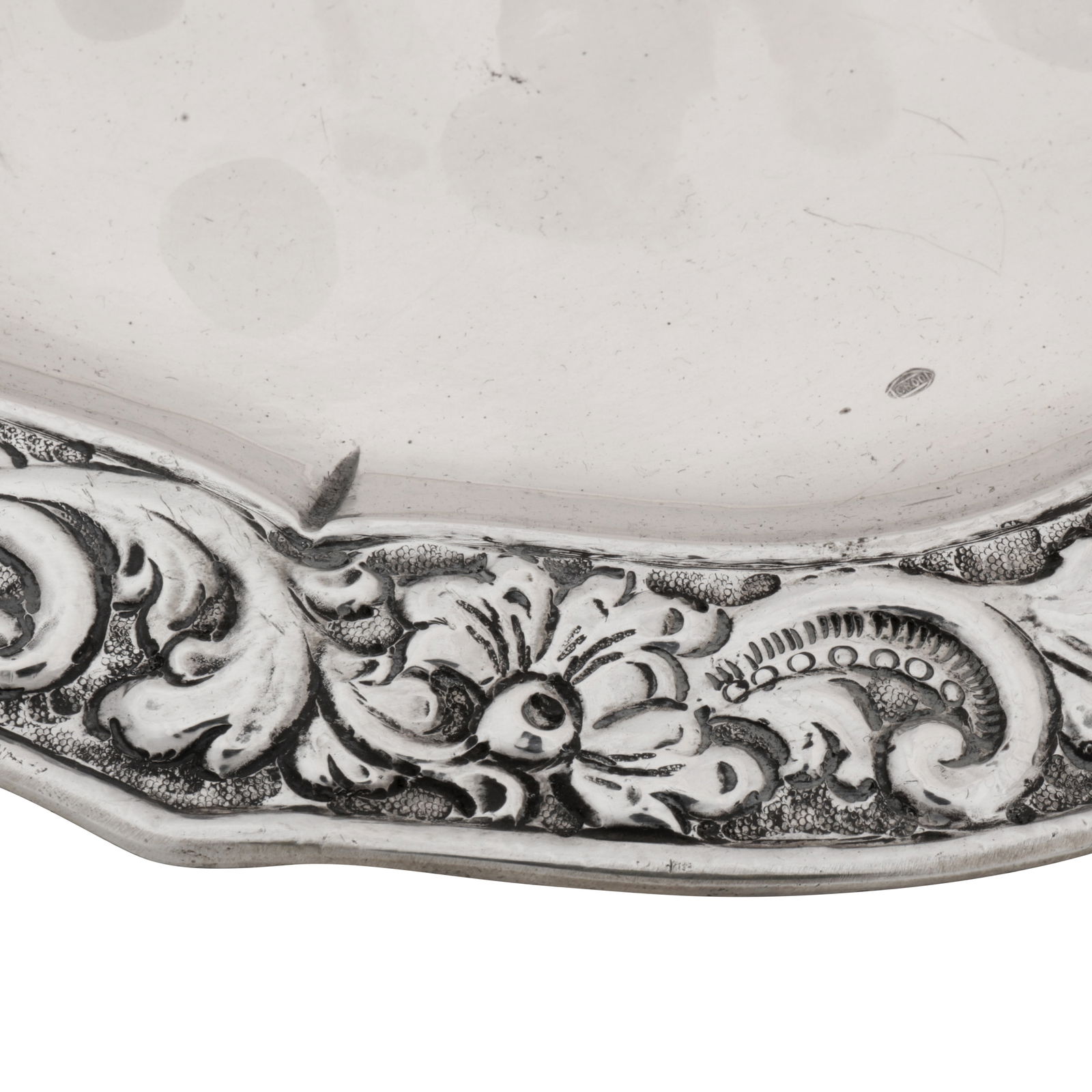 Turkish circa 1960 A mid-20th century 800 standard silver serving dish - 4